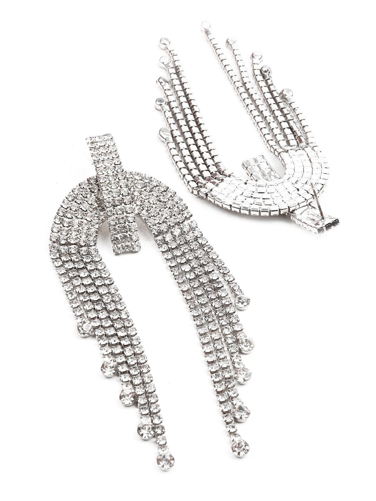 Women's Delicate White Stones Earring