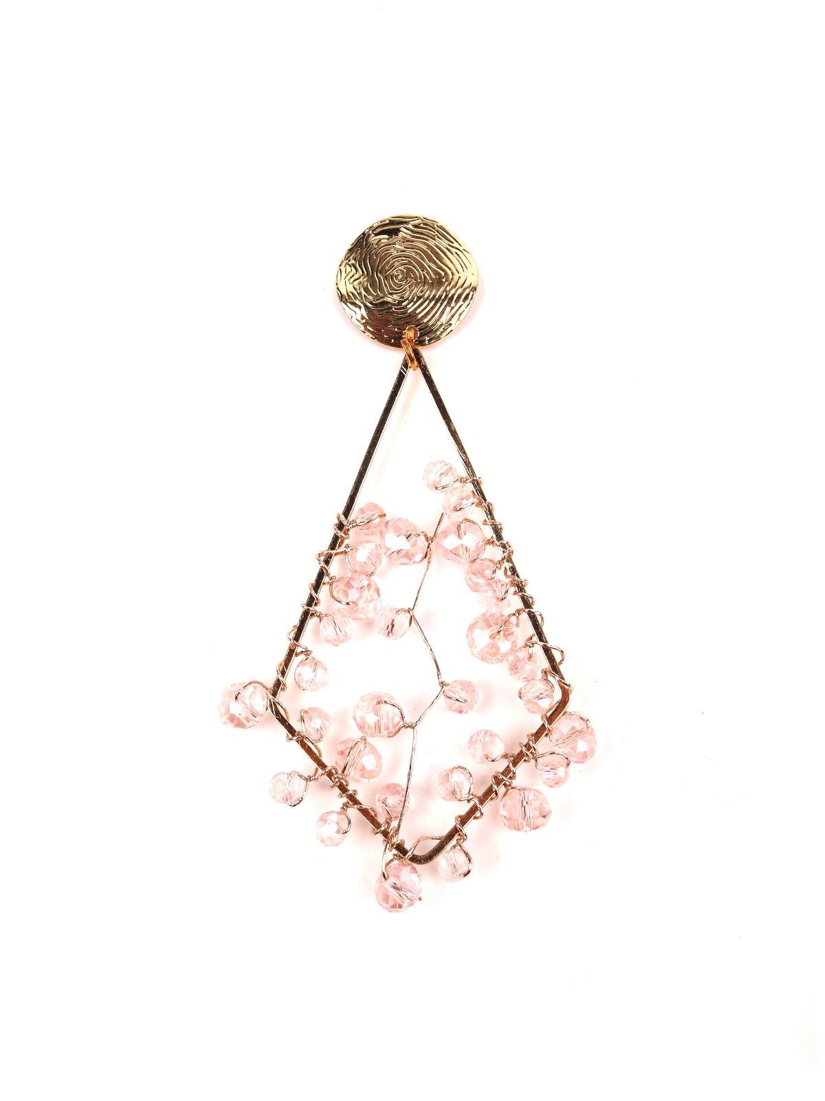 Women's Designer Geometric Gold-Tone Cluster Earring