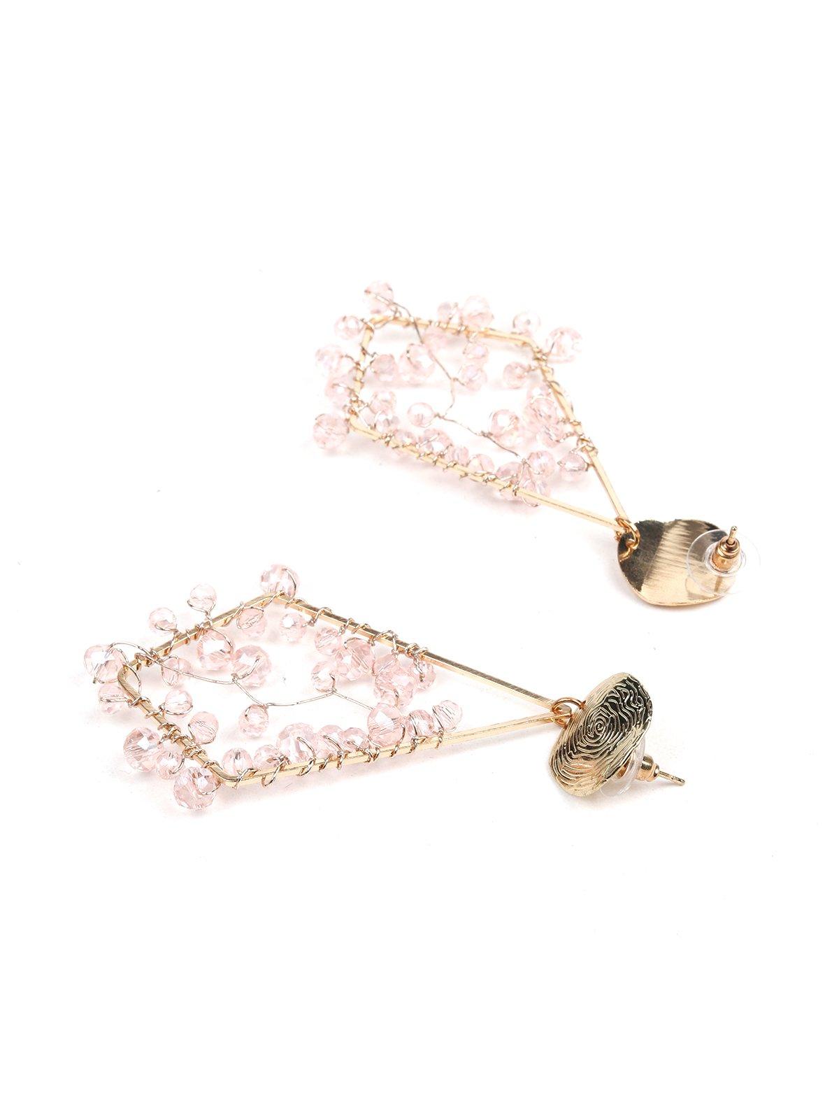 Women's Designer Geometric Gold-Tone Cluster Earring