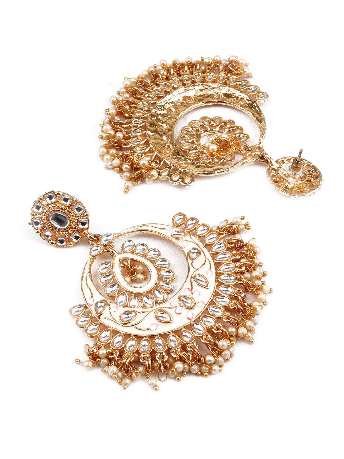 Women's Designer Gold Chandbali Earring