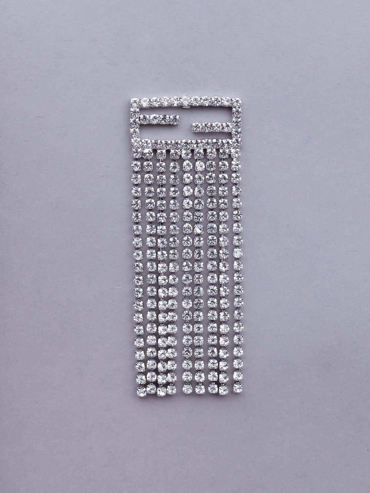 Women's Diamantã© Tassel Studded Drop Earring