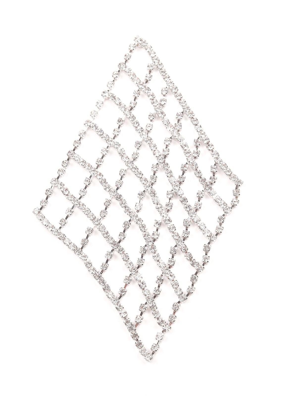 Women's Diamond Shaped Studded Earring