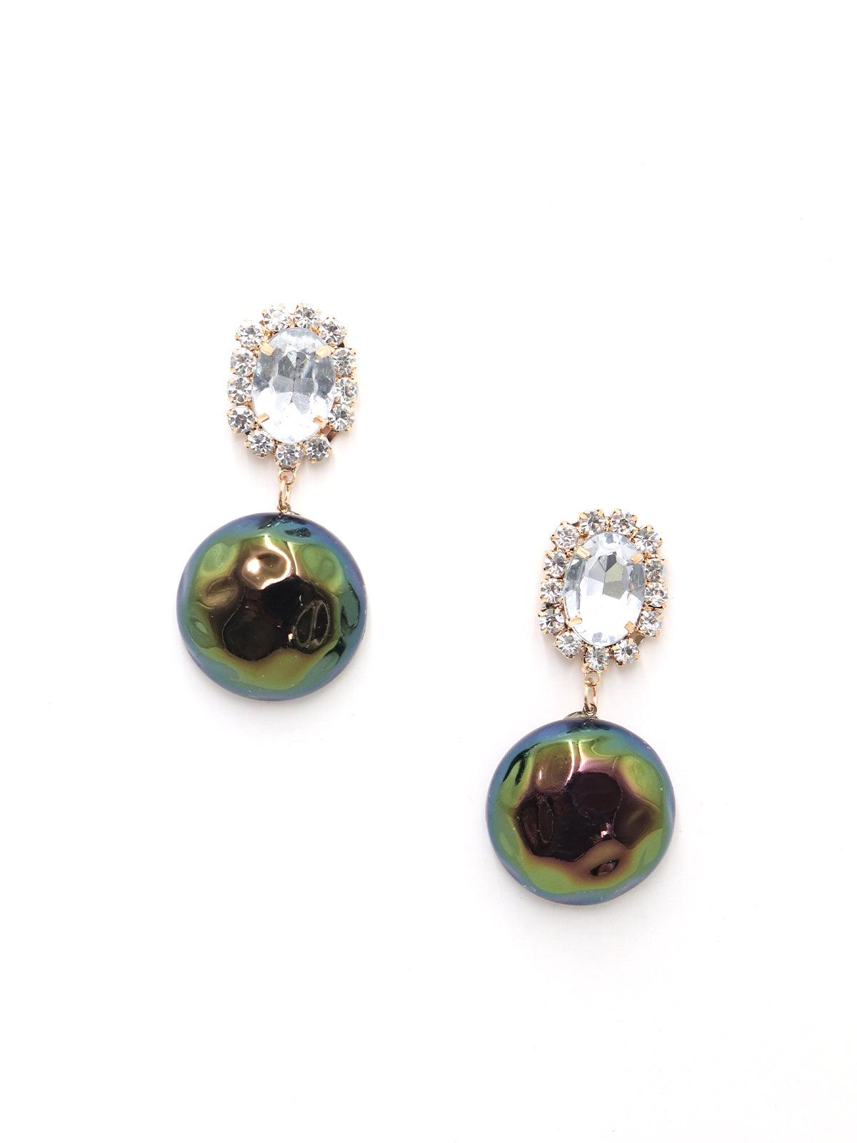 Women's Double-Shaded Dangle Earring