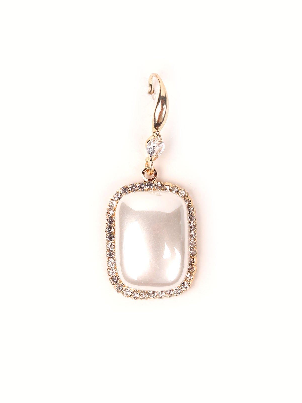 Women's Elegant Crystal Stone Drop Earrings -Gol