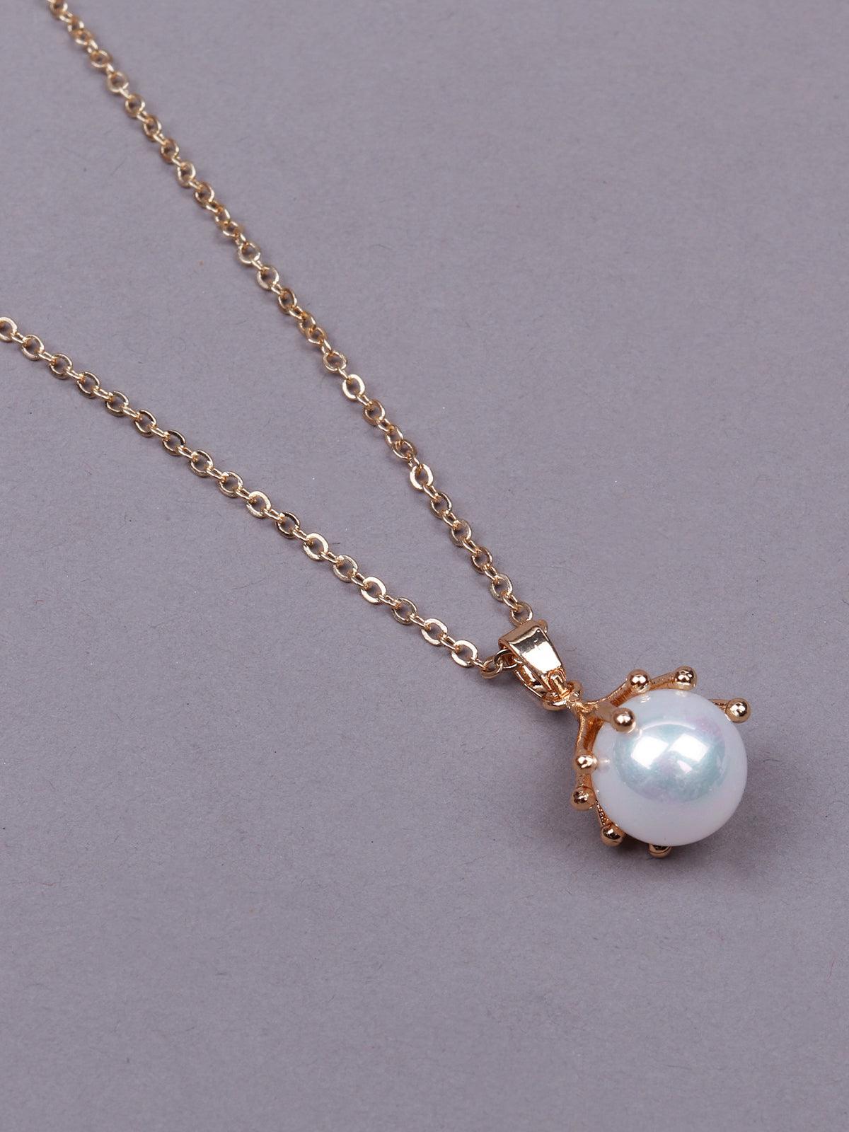 Women's Elegant Pearl Necklace Se