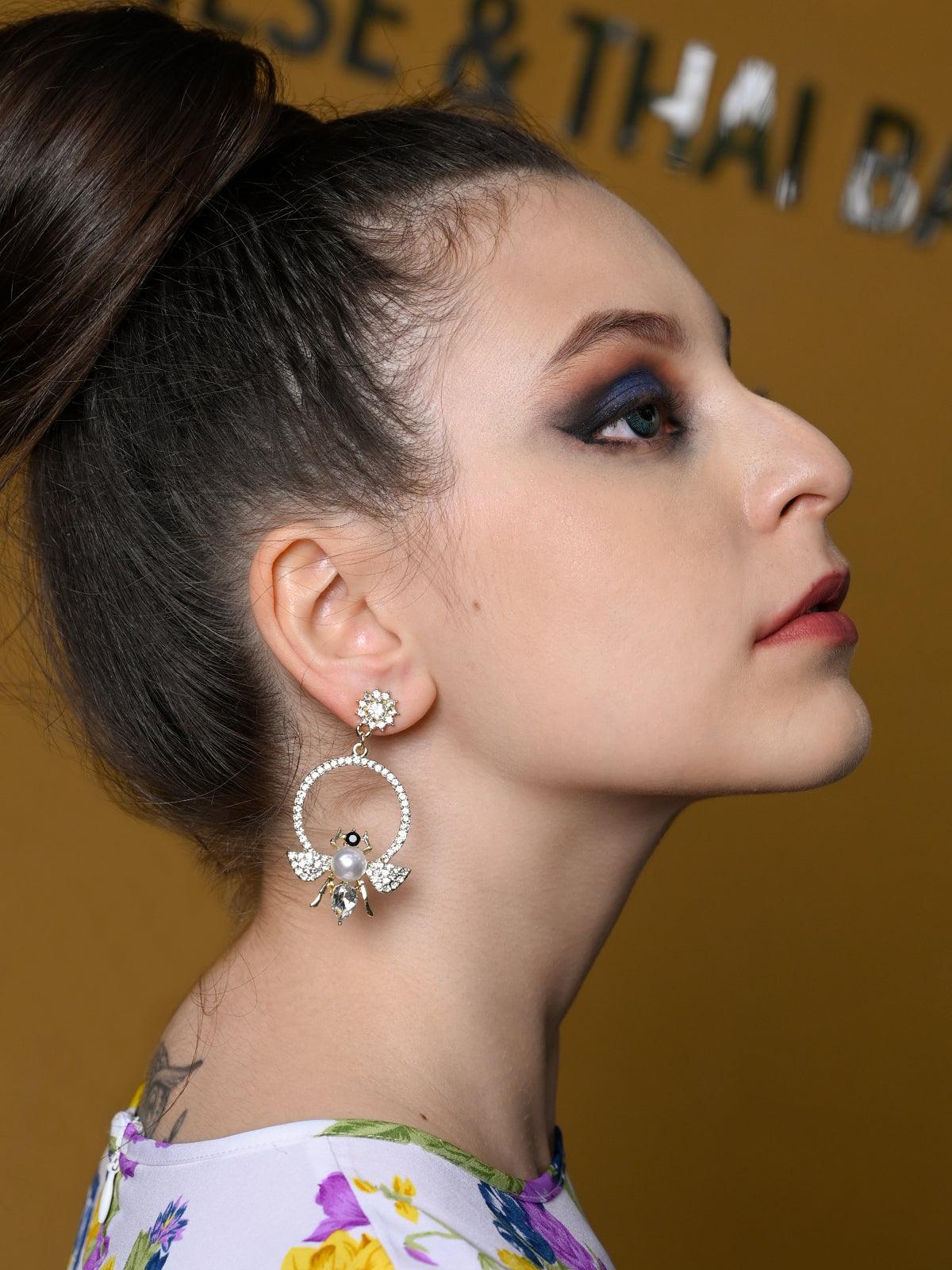 Women's Elegant Ring Dangle Earring