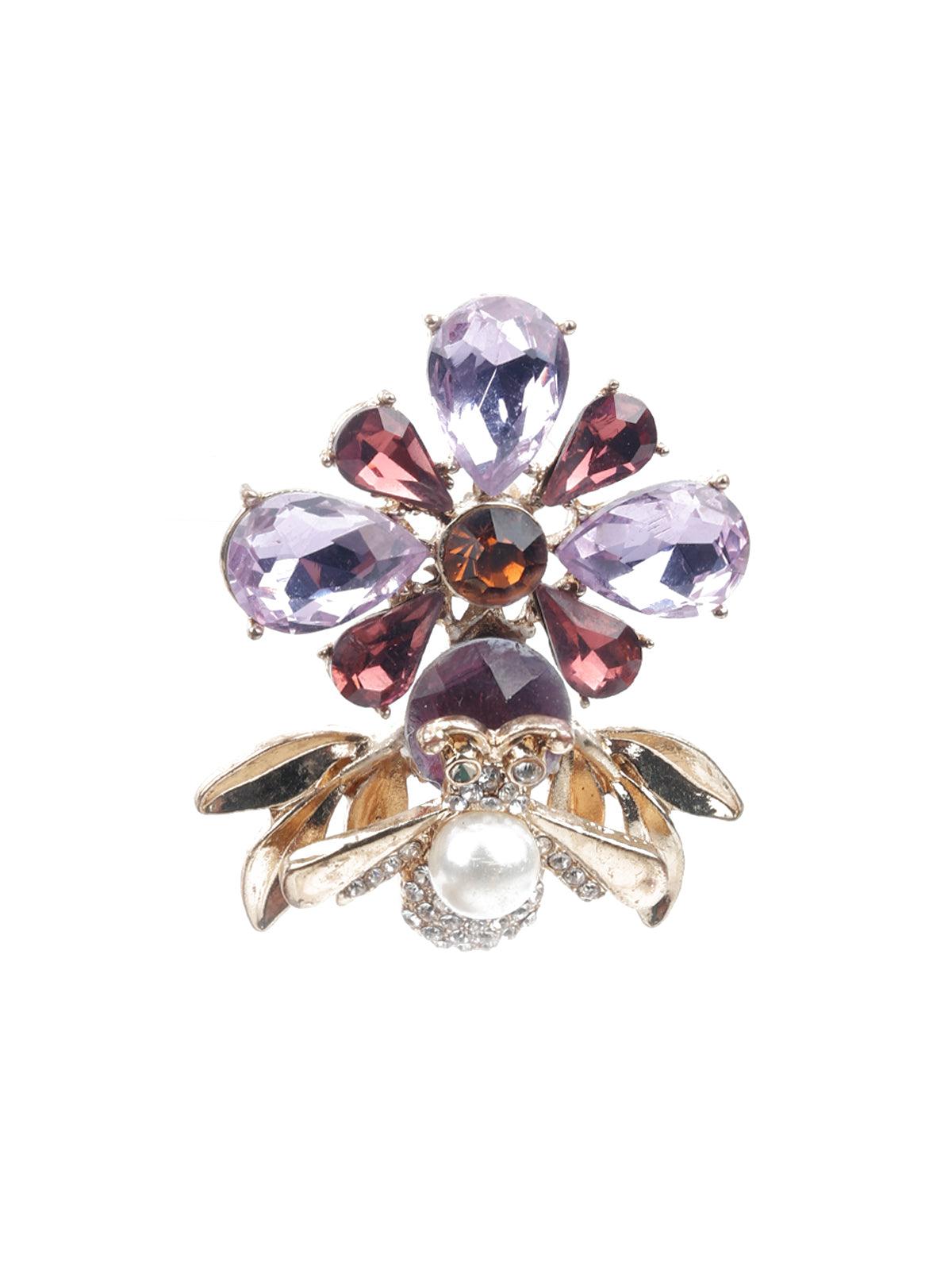 Women's Embellished Multicoloerd Stud Earring