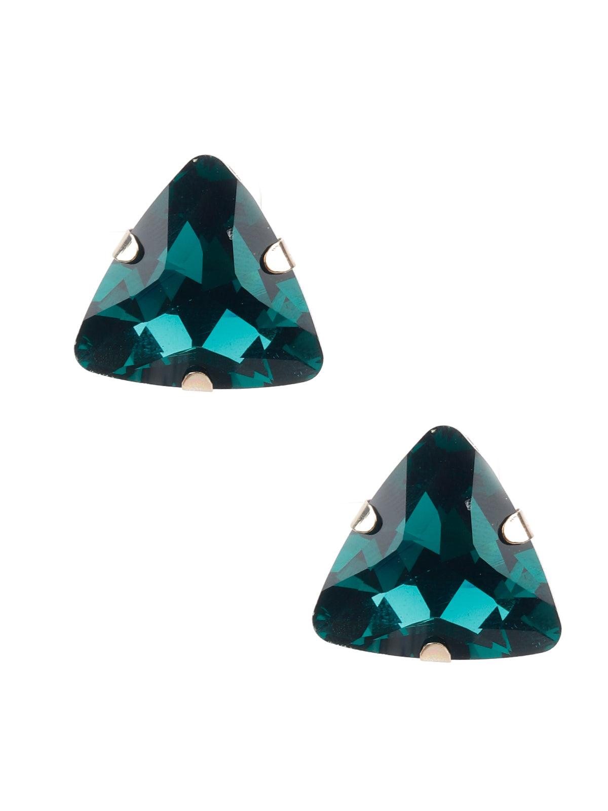 Women's Emerald Green Stud Earring
