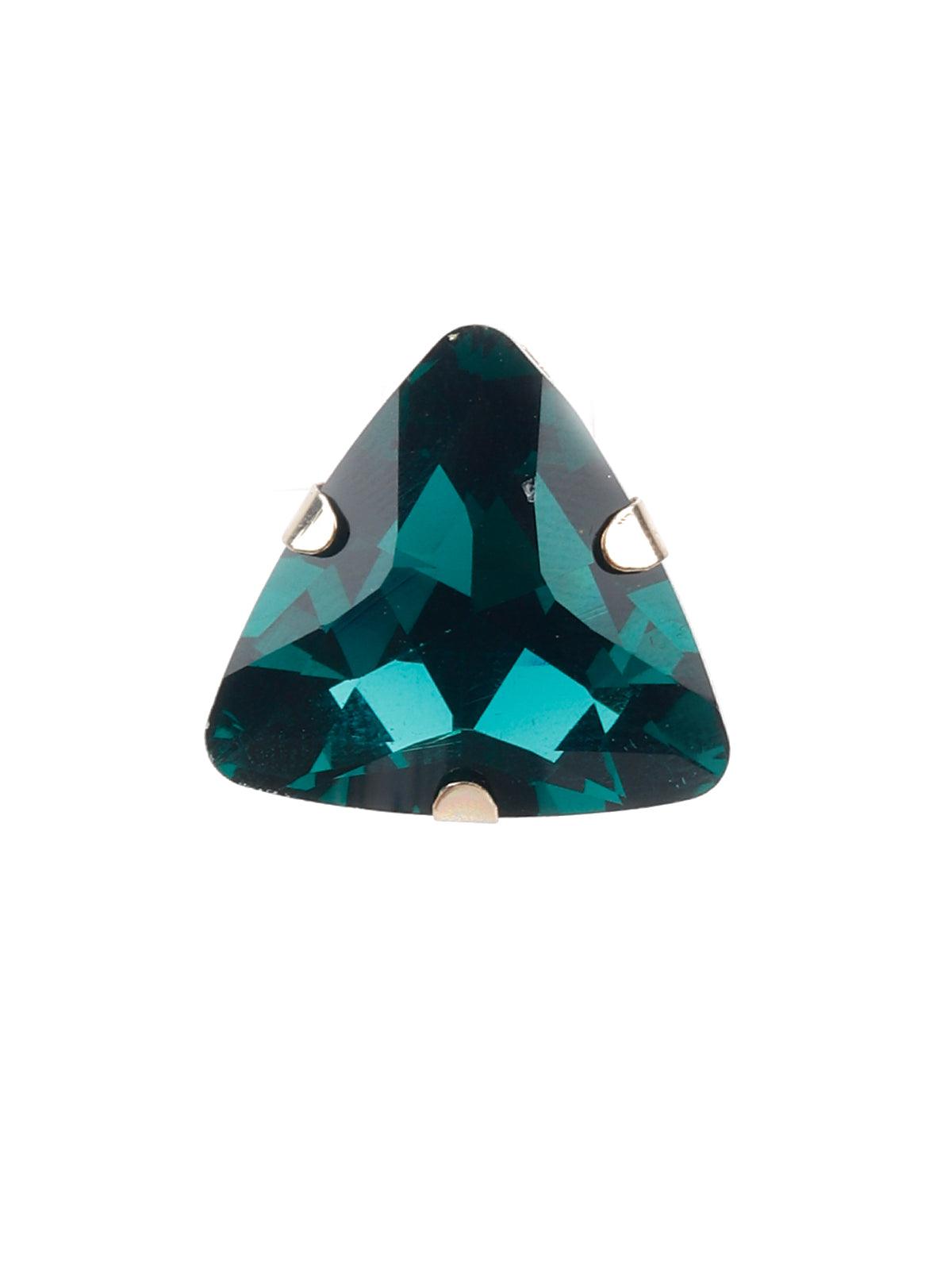 Women's Emerald Green Stud Earring