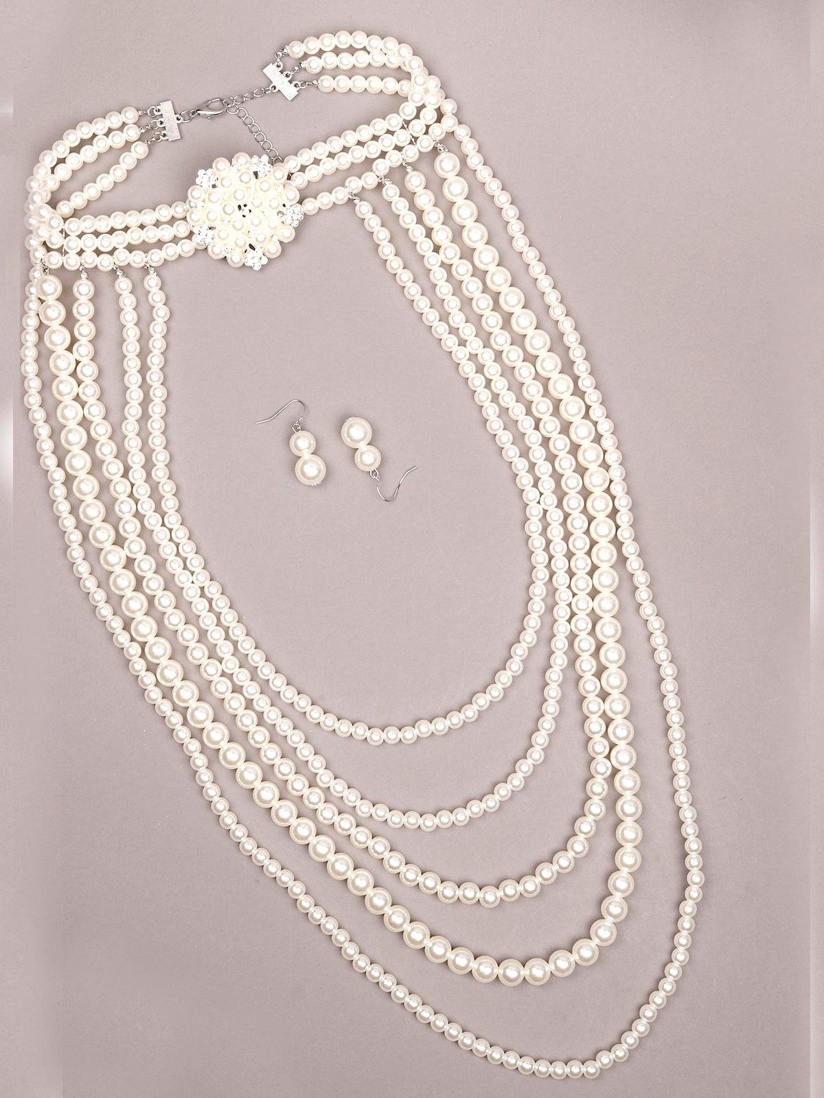 Women's Exquisite Choker And Necklace 2-In One Necklace Se