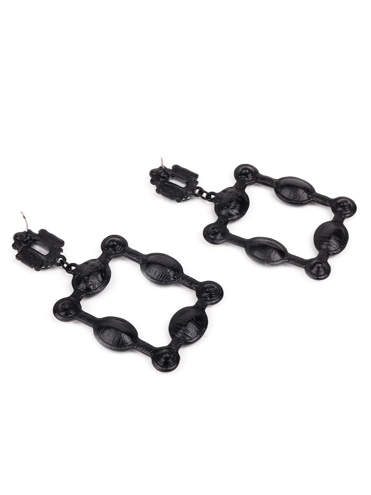 Women's Exquisite Green Statement Drop Earring