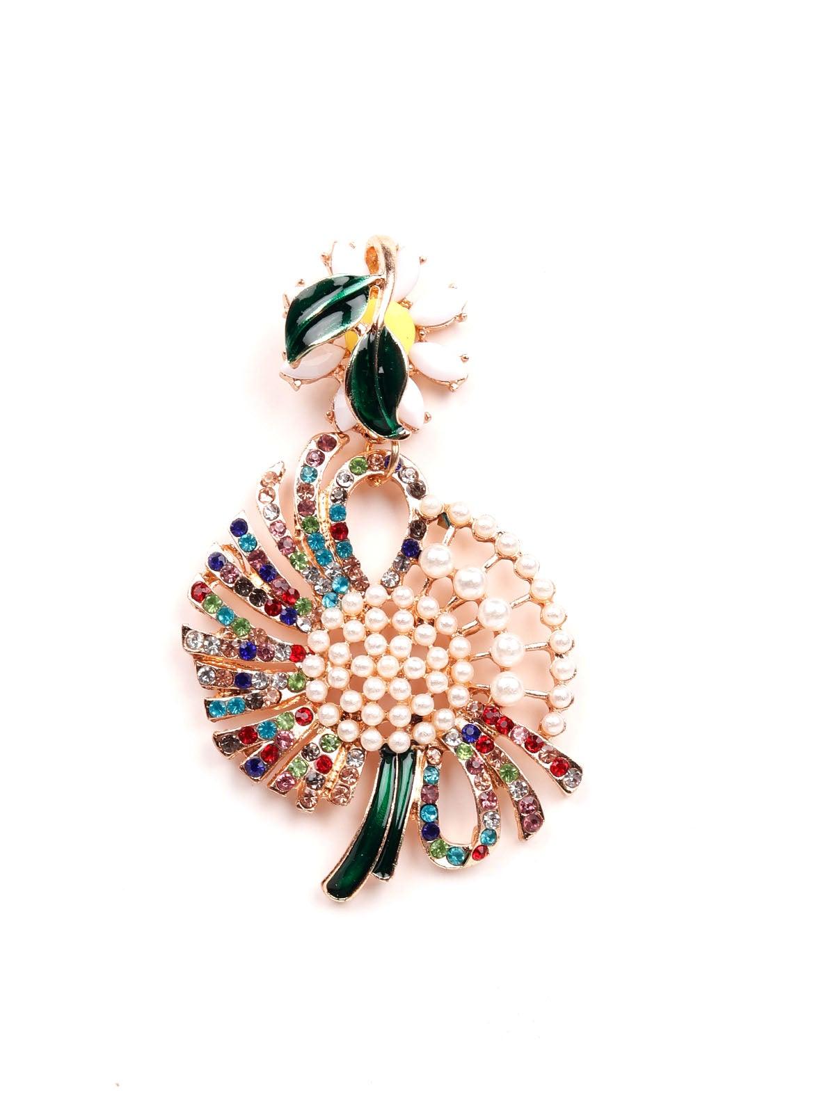 Women's Exquisite Peacock Feathers Inspired Earring