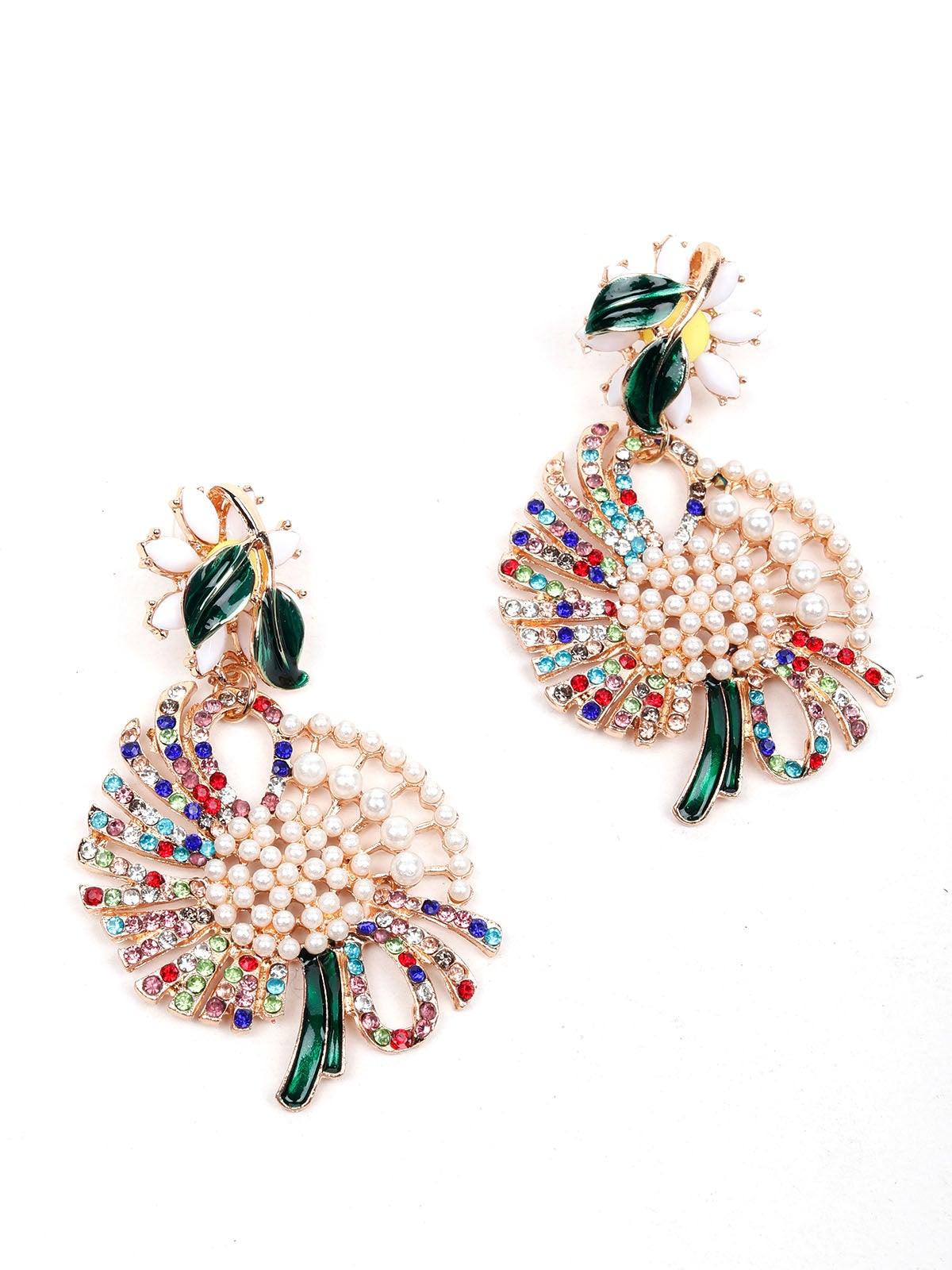 Women's Exquisite Peacock Feathers Inspired Earring