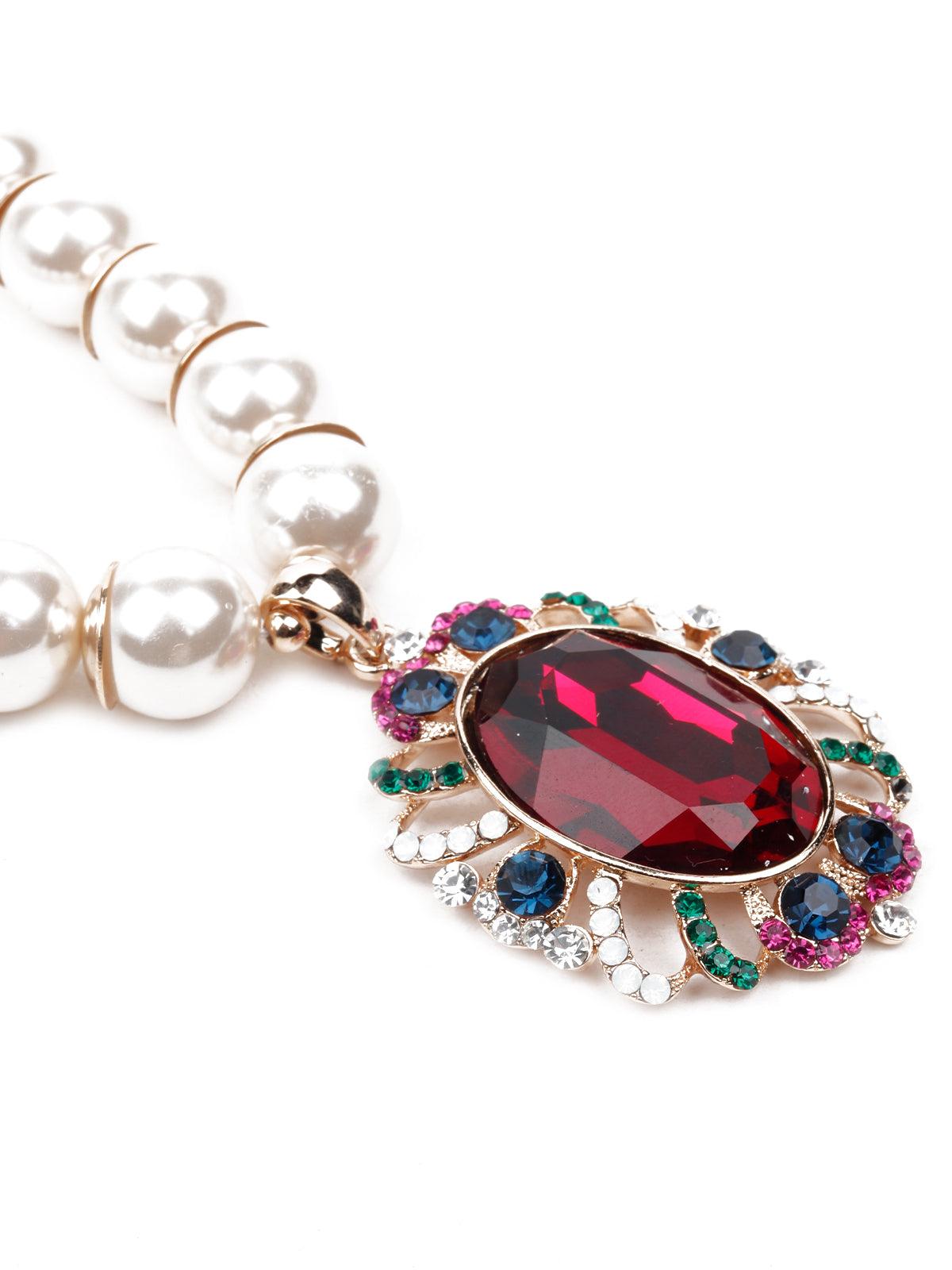 Women's Exquisite Pearl Pendant Necklac