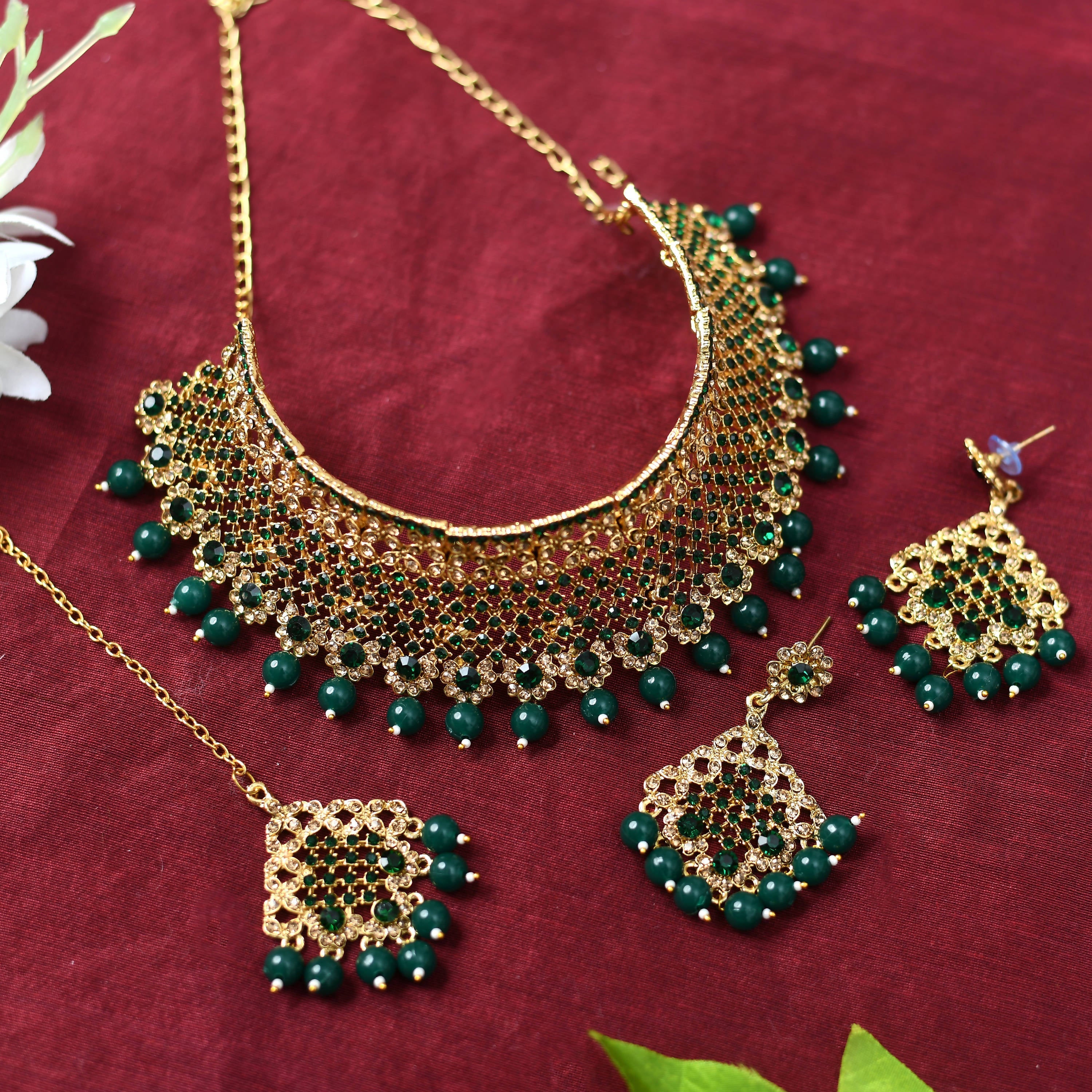 Johar Kamal Traditional Indian Design heavy Kundan Necklac