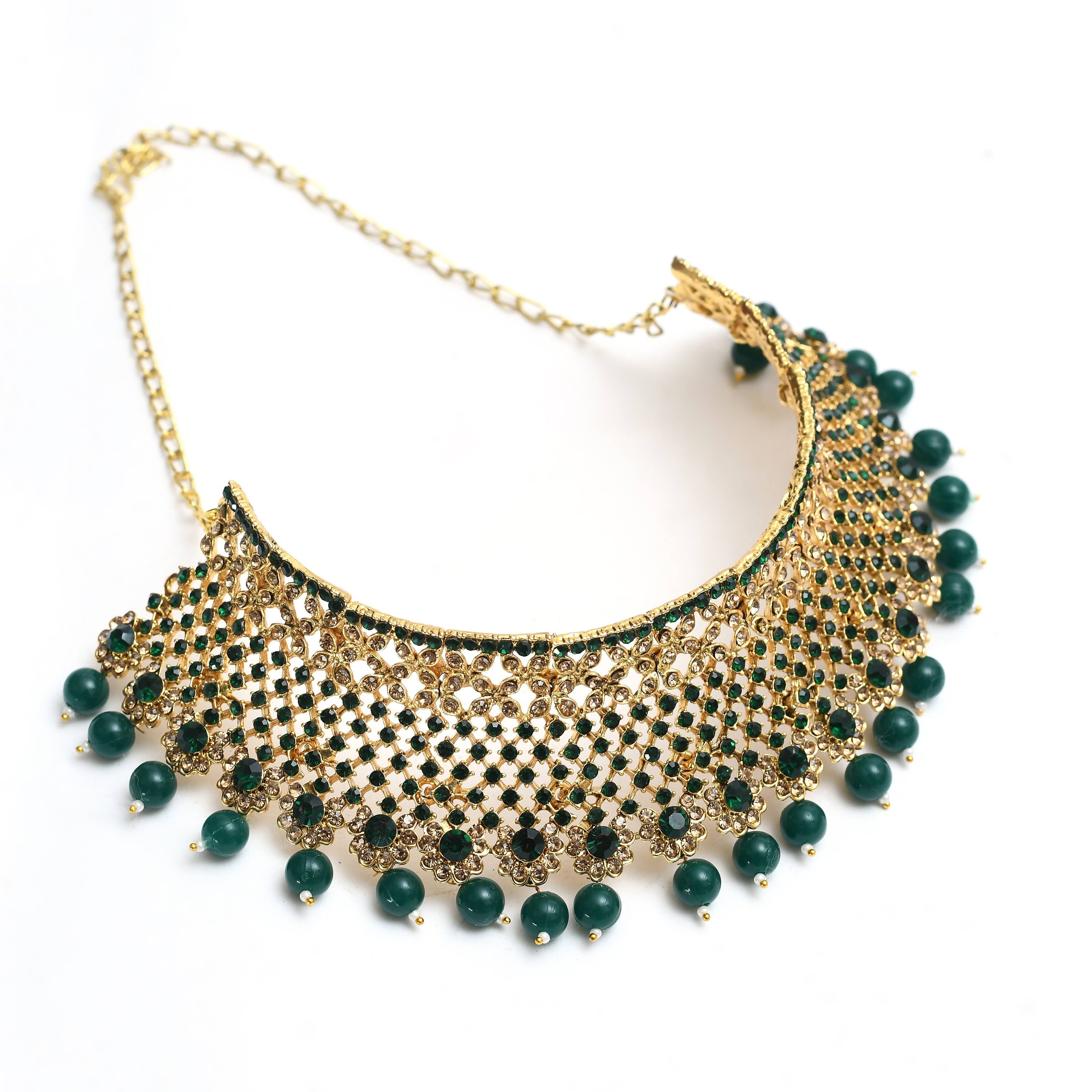 Johar Kamal Traditional Indian Design heavy Kundan Necklac