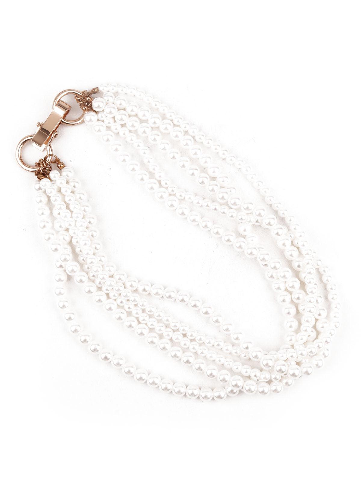 Women's Faux Pearl Choker Neckpiec