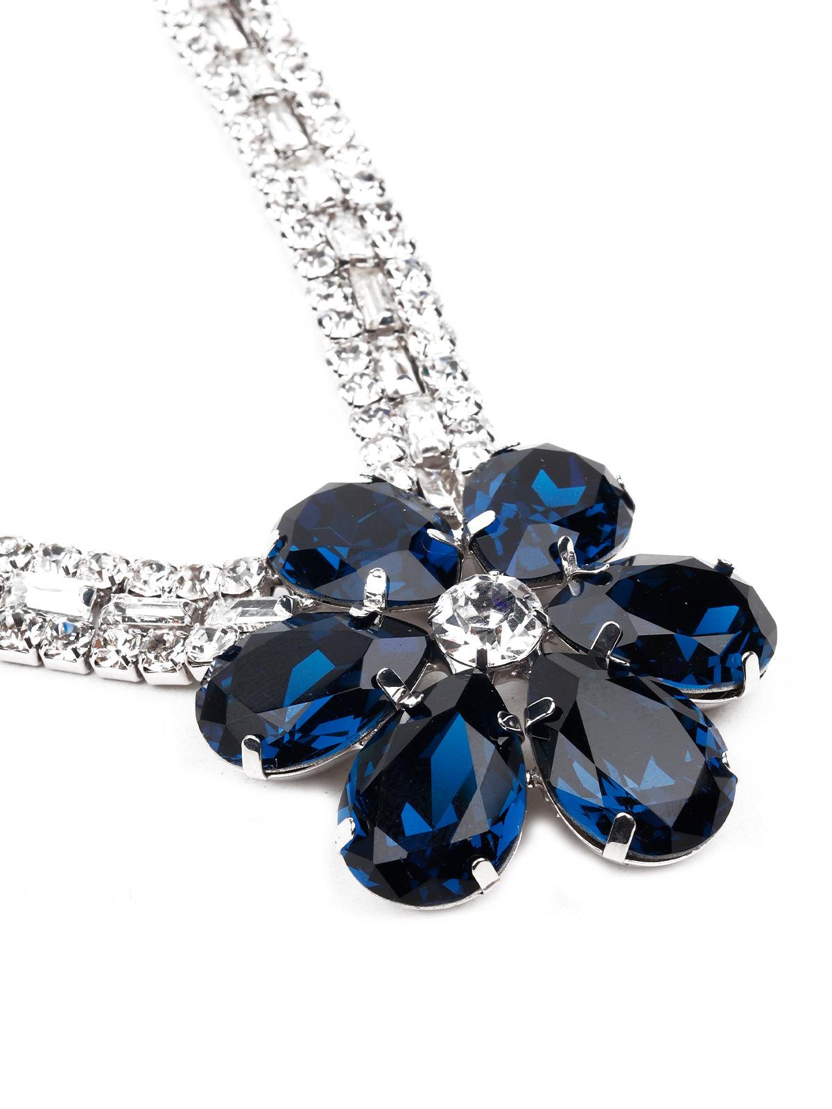 Women's Floral Pendant Princess Necklac