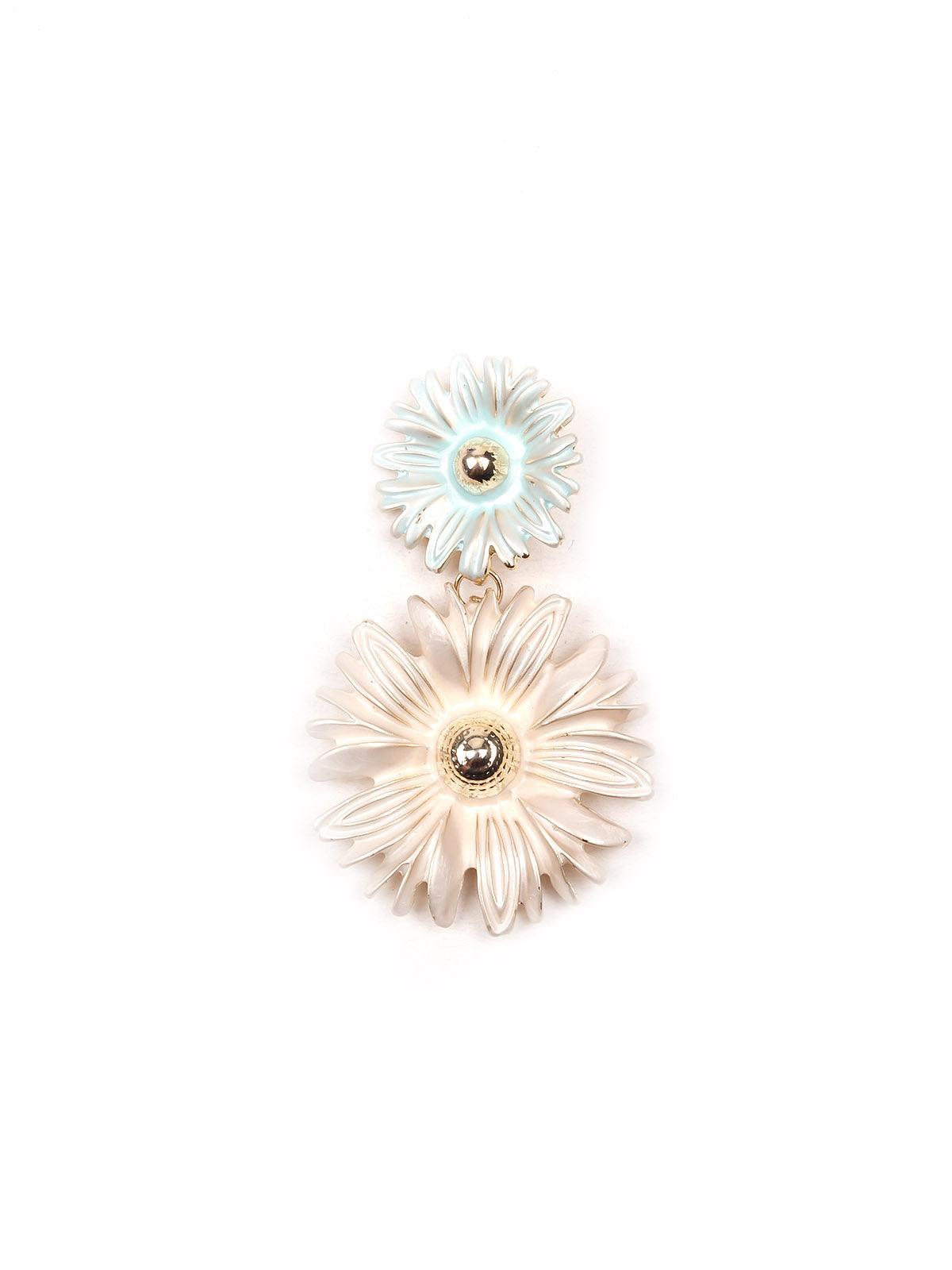 Women's Floral Statement Earrings For Wome