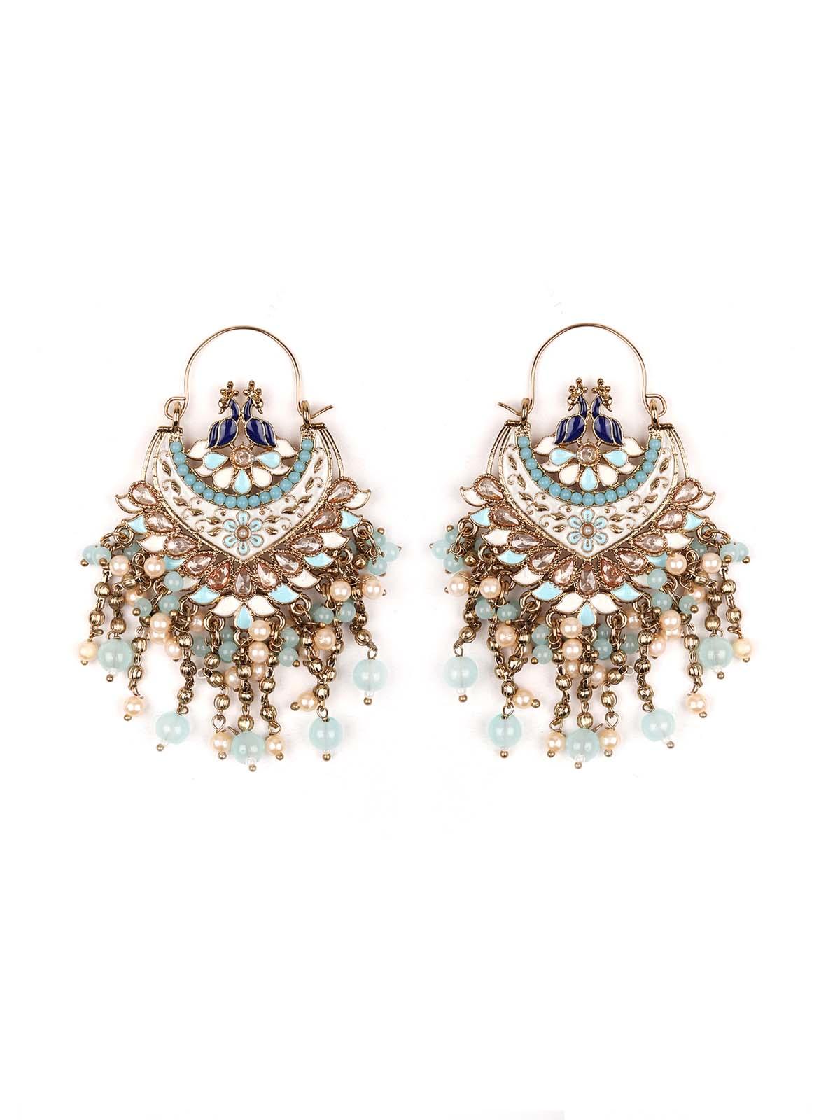 Women's Gogeous Statement Green Drop Earring
