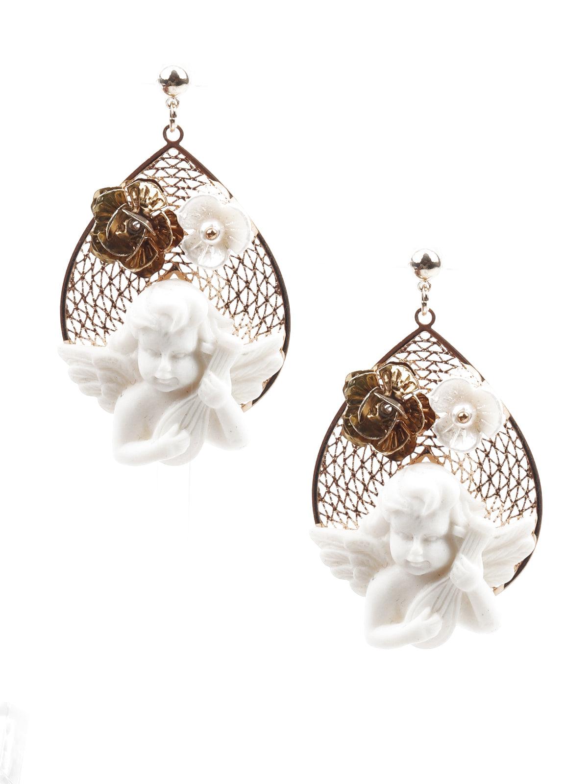 Women's Gold Dangle Earring