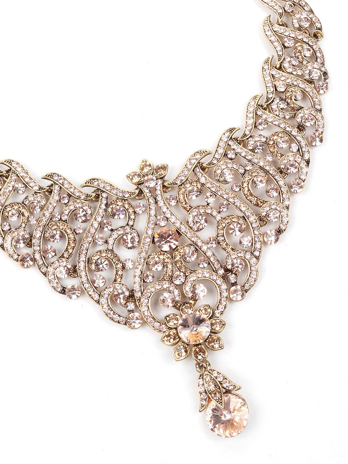 Women's Gold Stones And Kundan Se