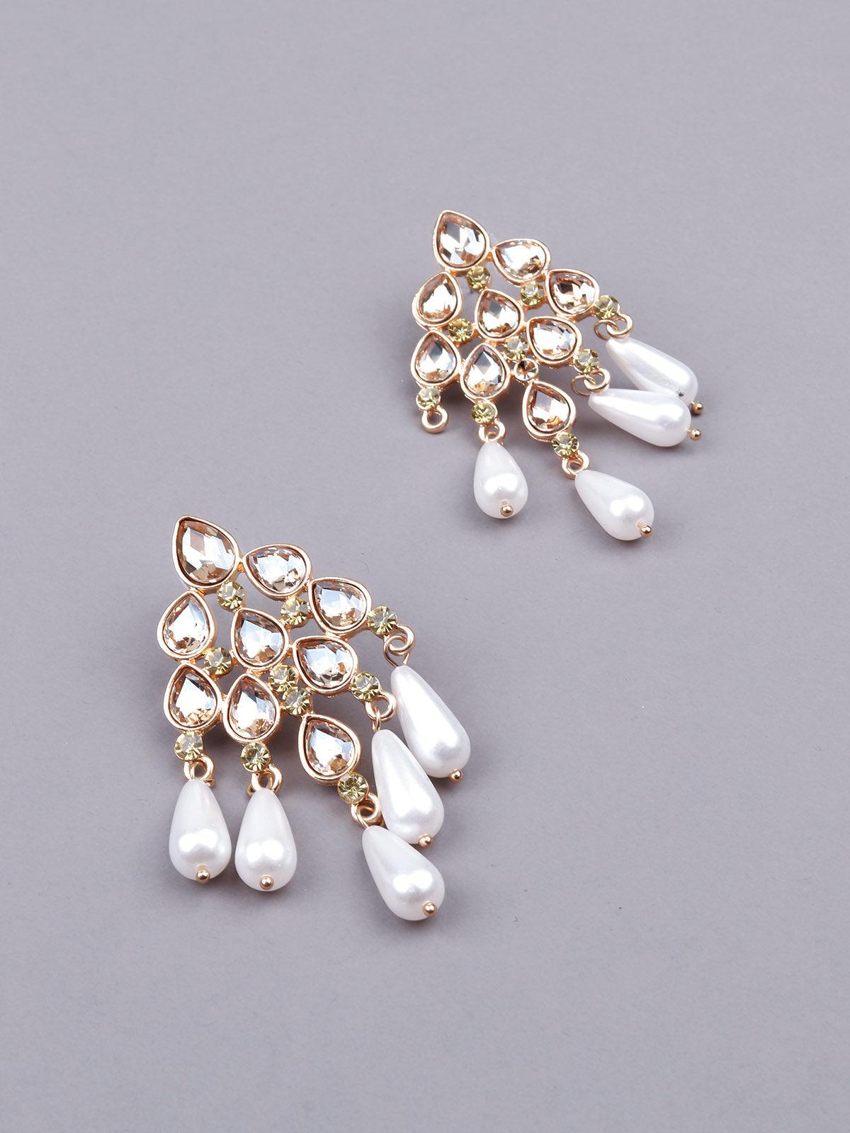 Women's Gold-Tone Chandelier Drop Earring