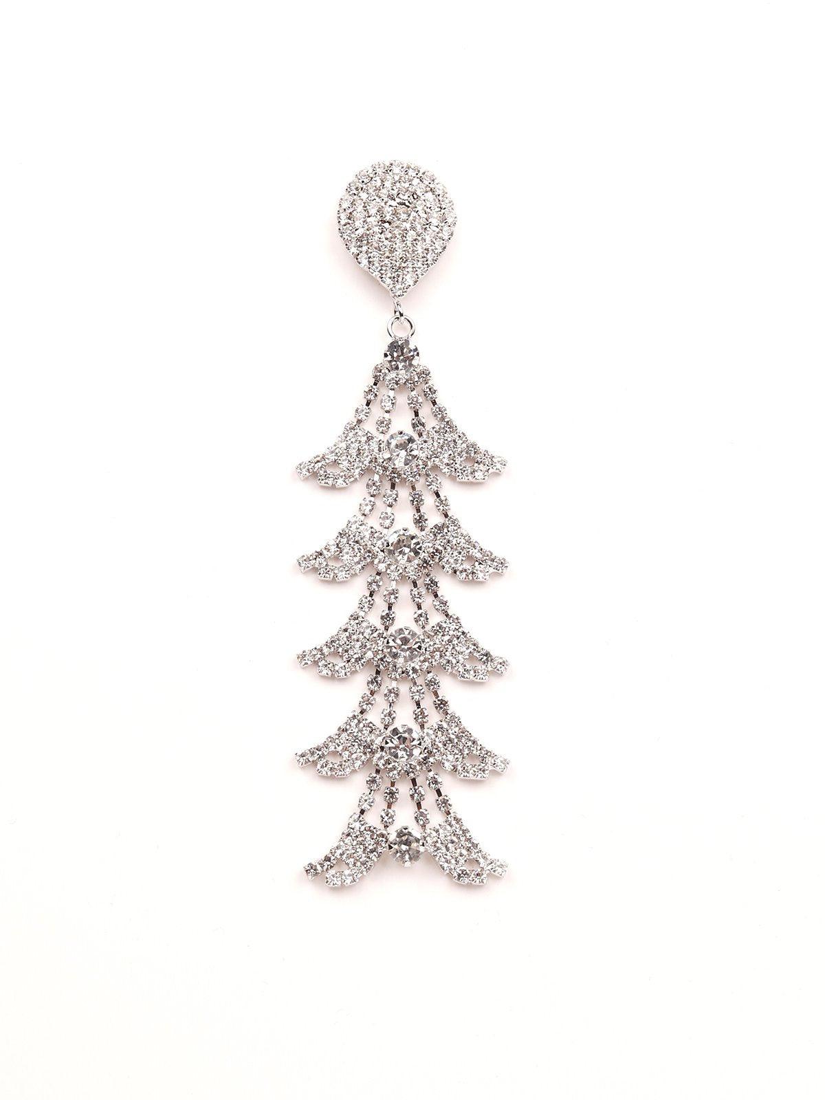 Women's Gorgeous Crystal Layered Earring