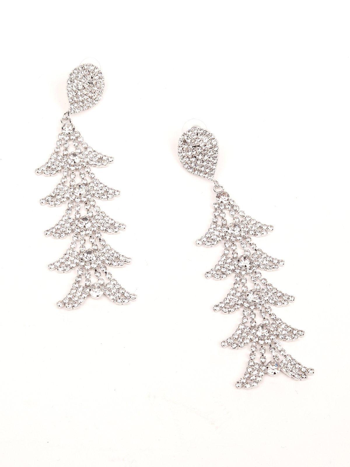 Women's Gorgeous Crystal Layered Earring
