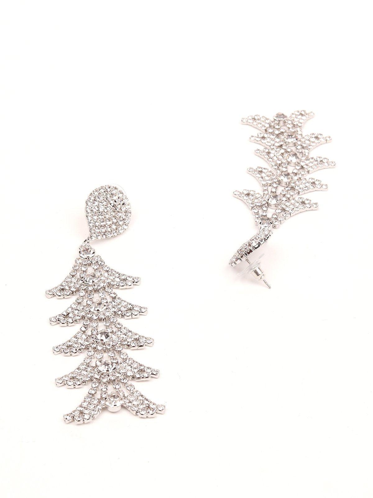 Women's Gorgeous Crystal Layered Earring