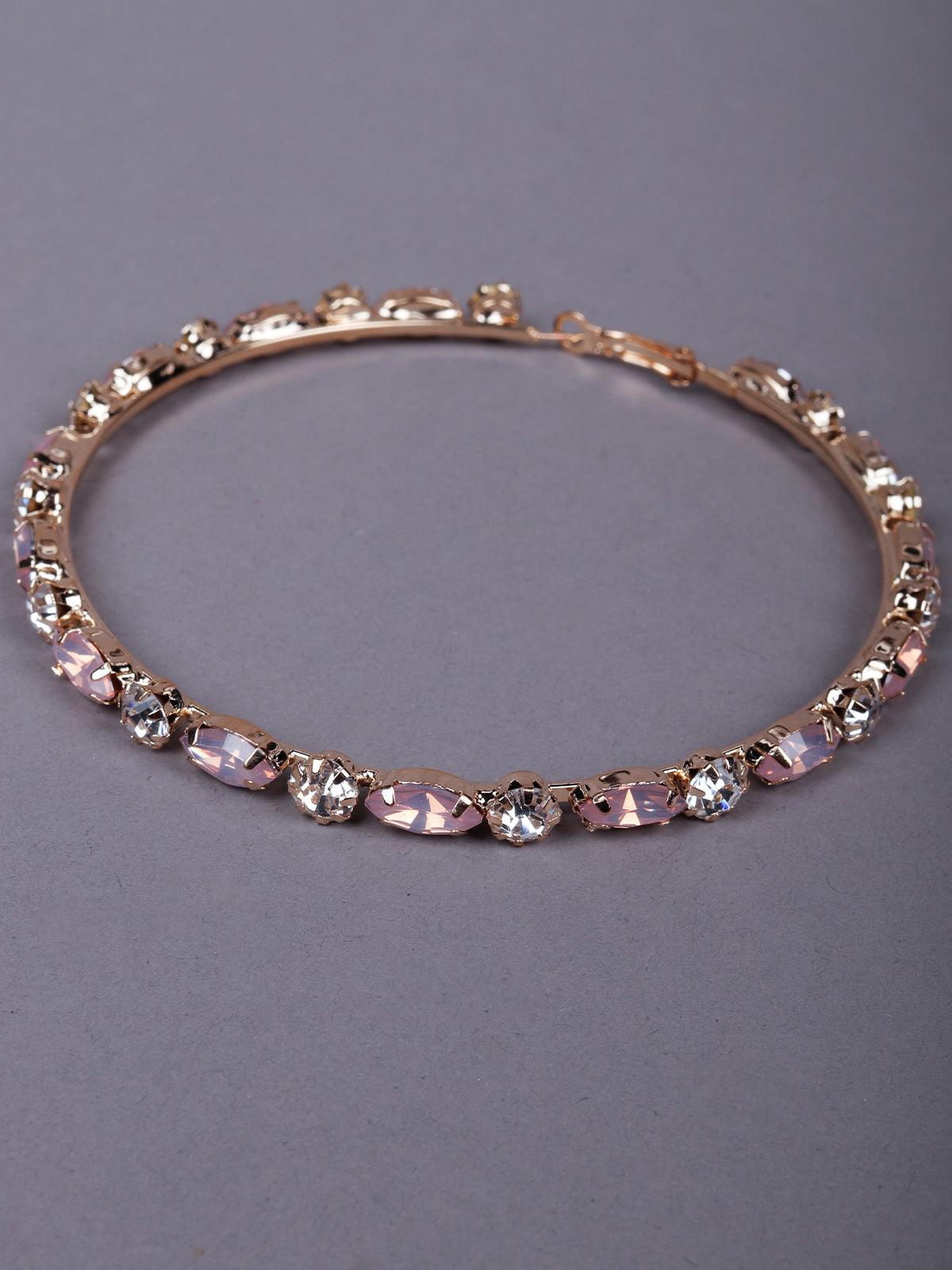 Women's Gorgeous Crystal Studded Hoop