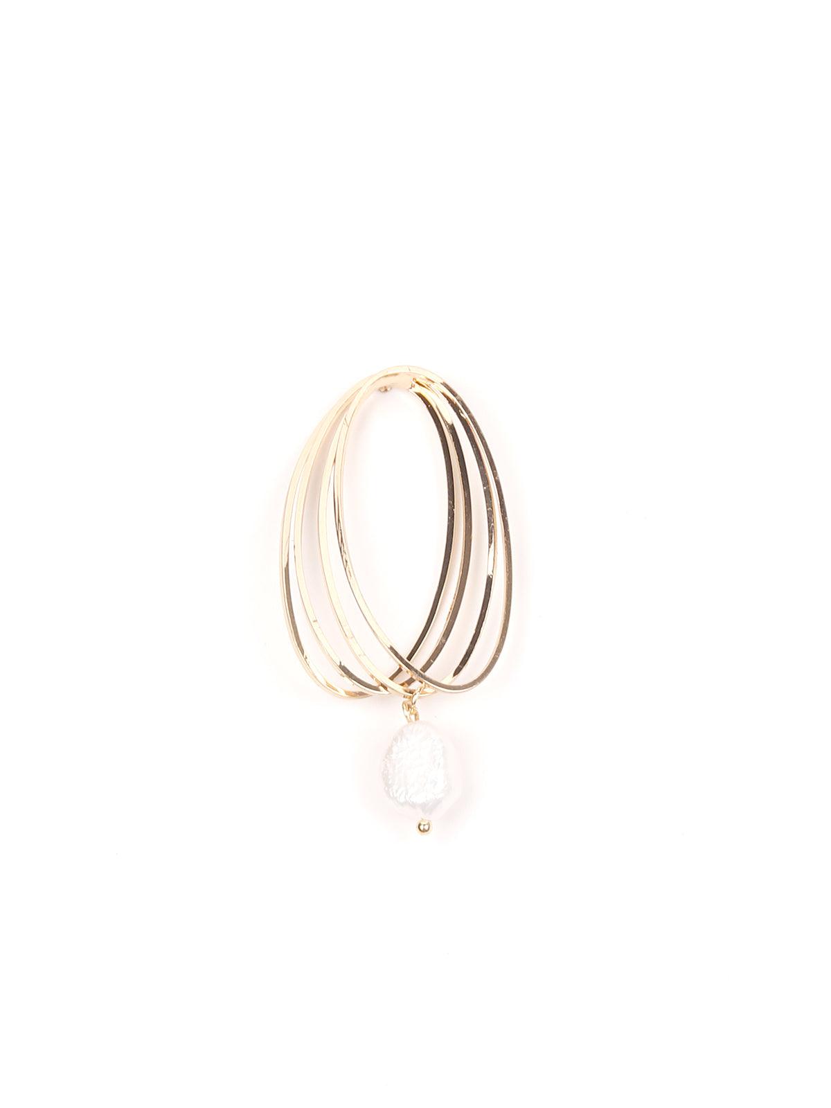 Women's Gorgeous Gold Looped Earring