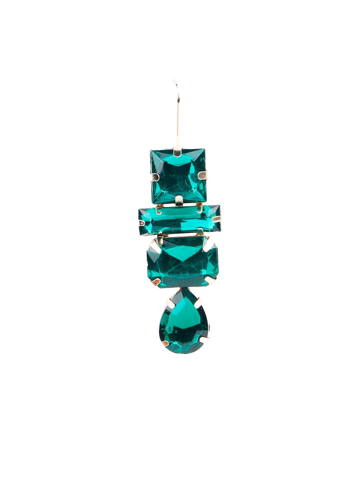 Women's Gorgeous Green Statement Earring