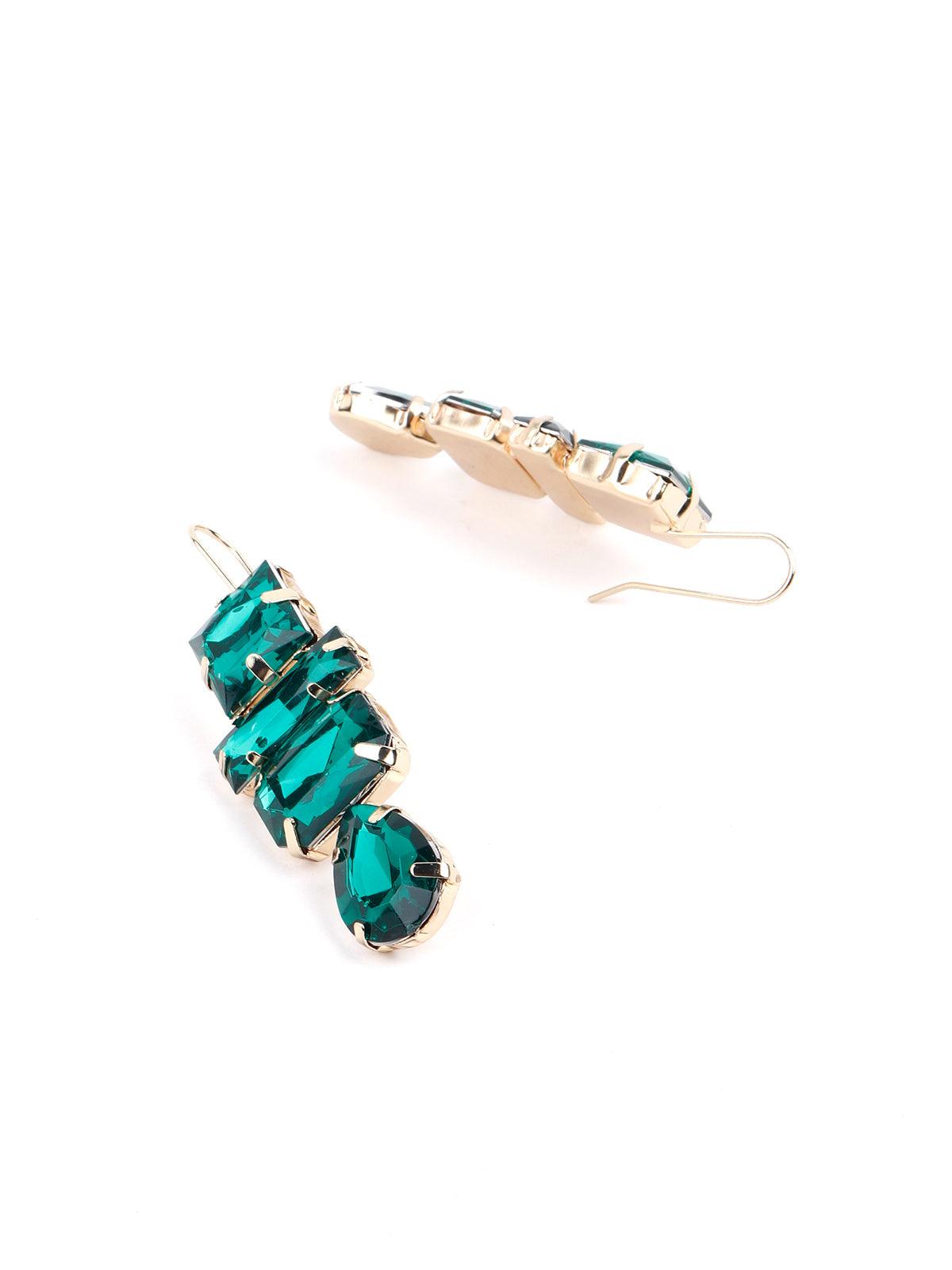 Women's Gorgeous Green Statement Earring