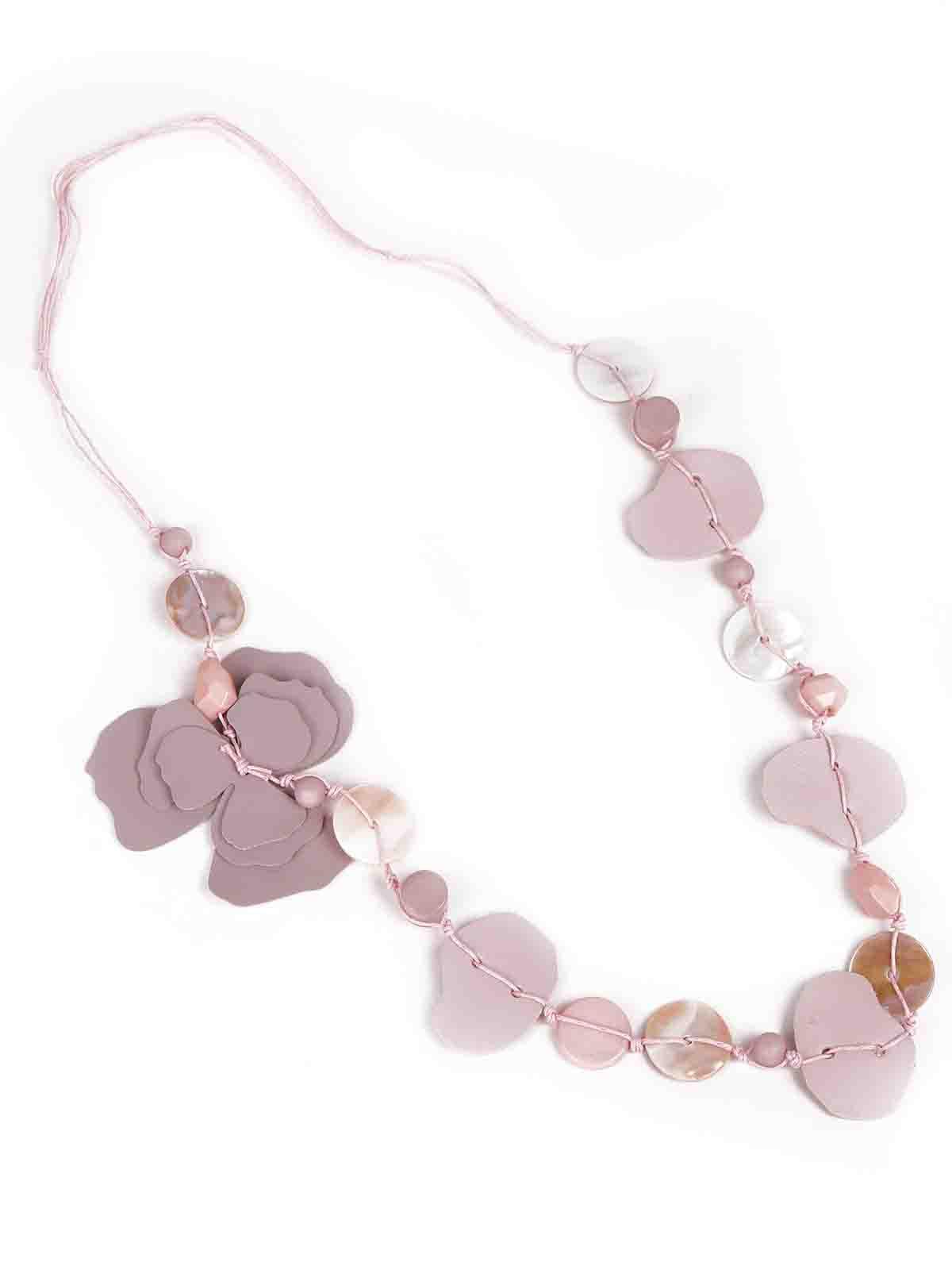 Women's Gorgeous Lilac Embellished Necklac