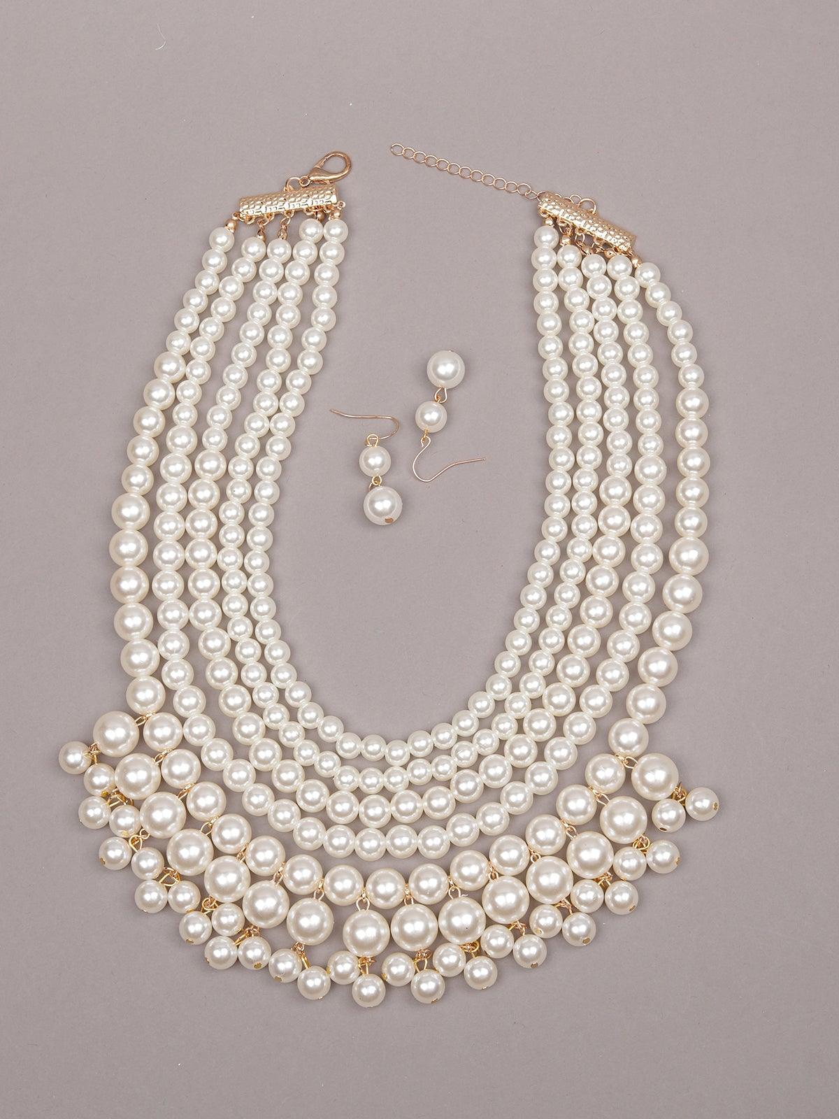 Women's Gorgeous Pearl Necklace Se