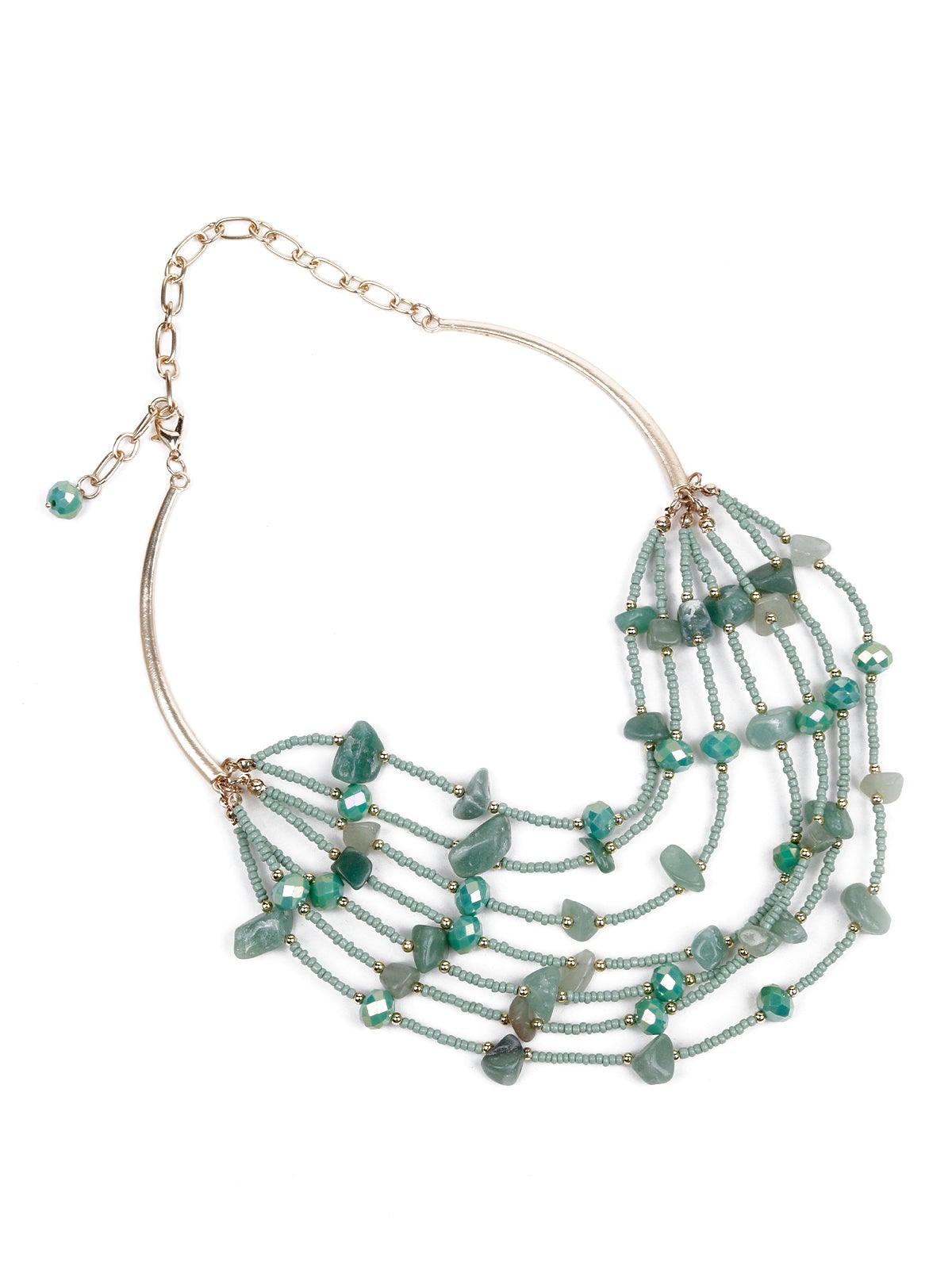 Women's Gorgeous Sea Green Colour Necklac