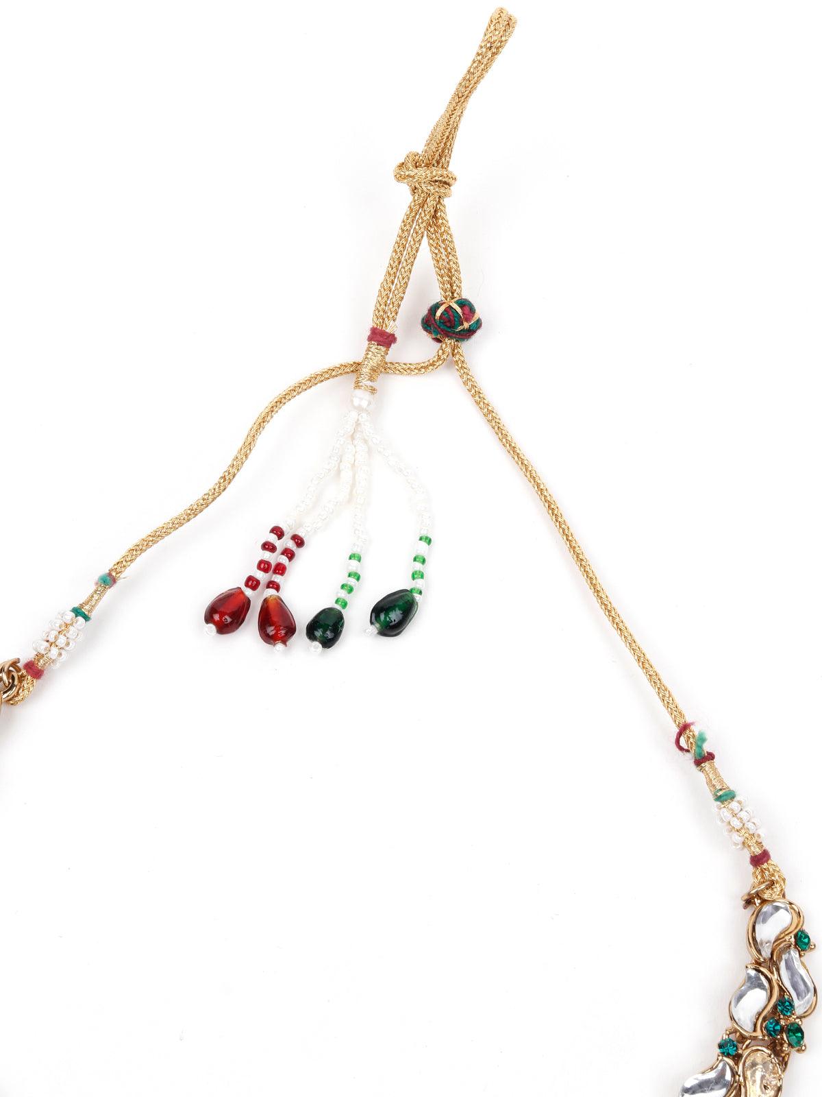 Women's Green Stones And Kundan Se