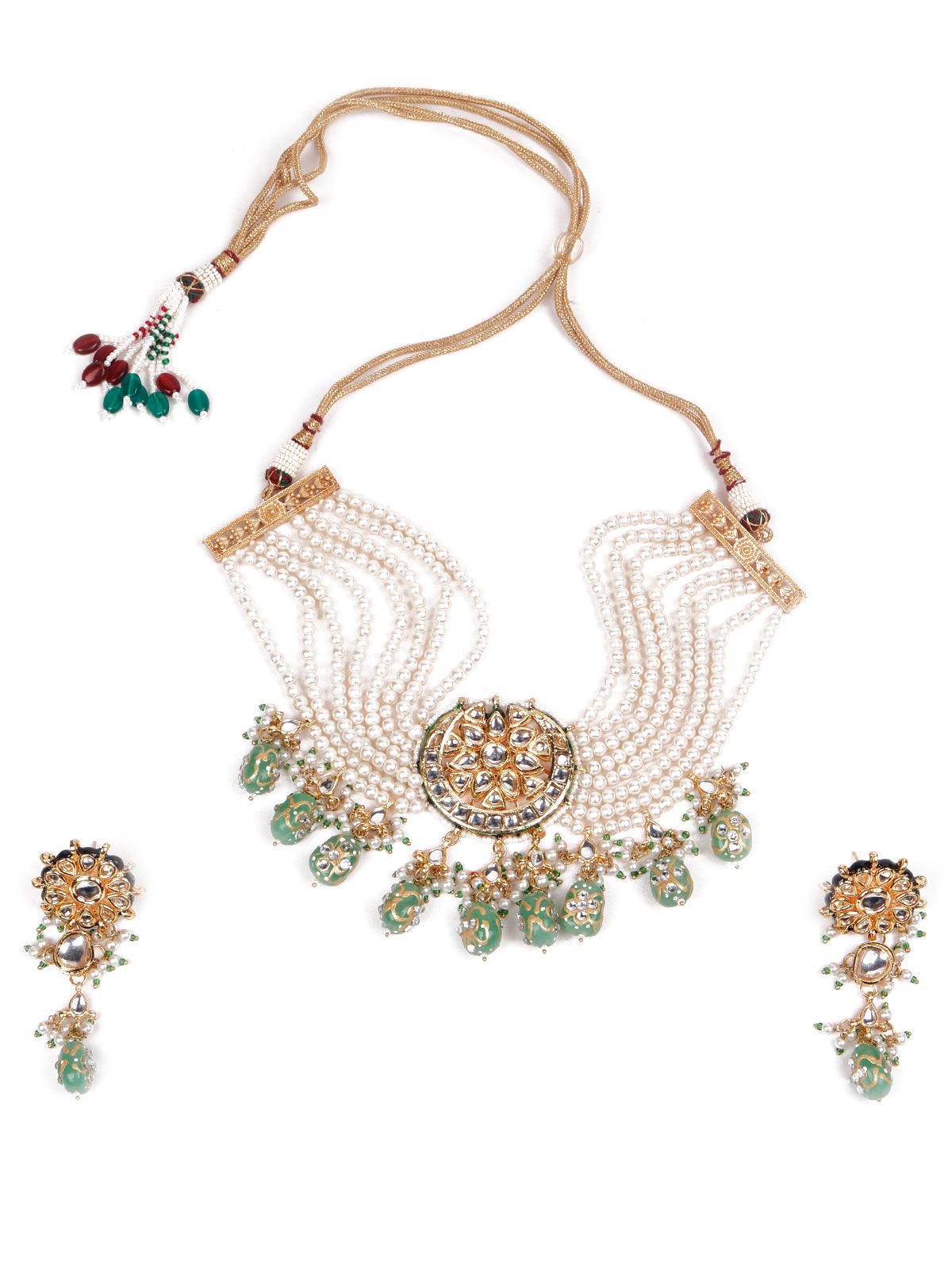 Women's Green Stunning Royal Jewellery Se