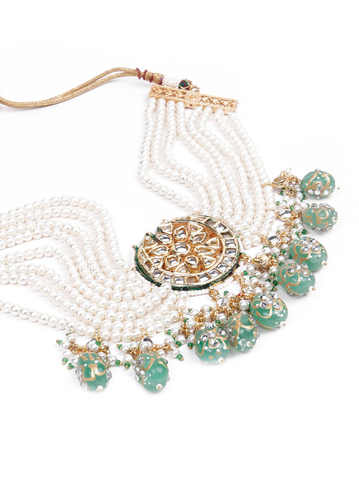 Women's Green Stunning Royal Jewellery Se