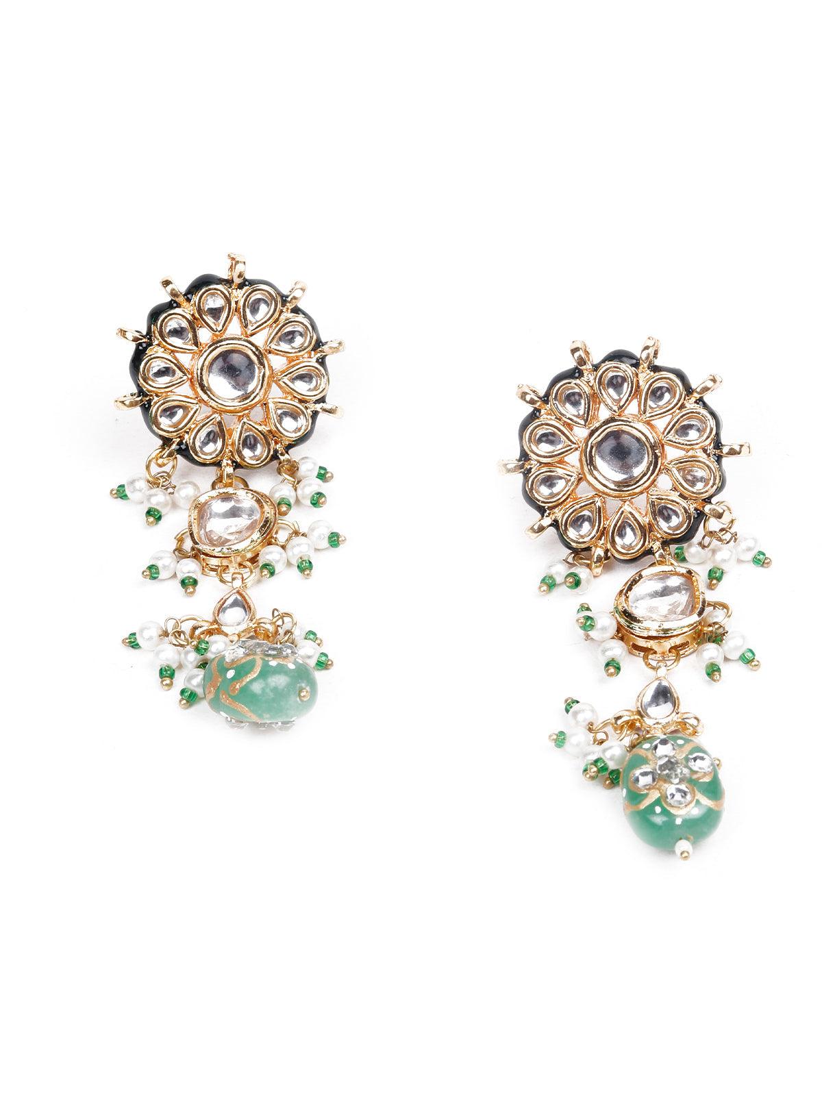 Women's Green Stunning Royal Jewellery Se