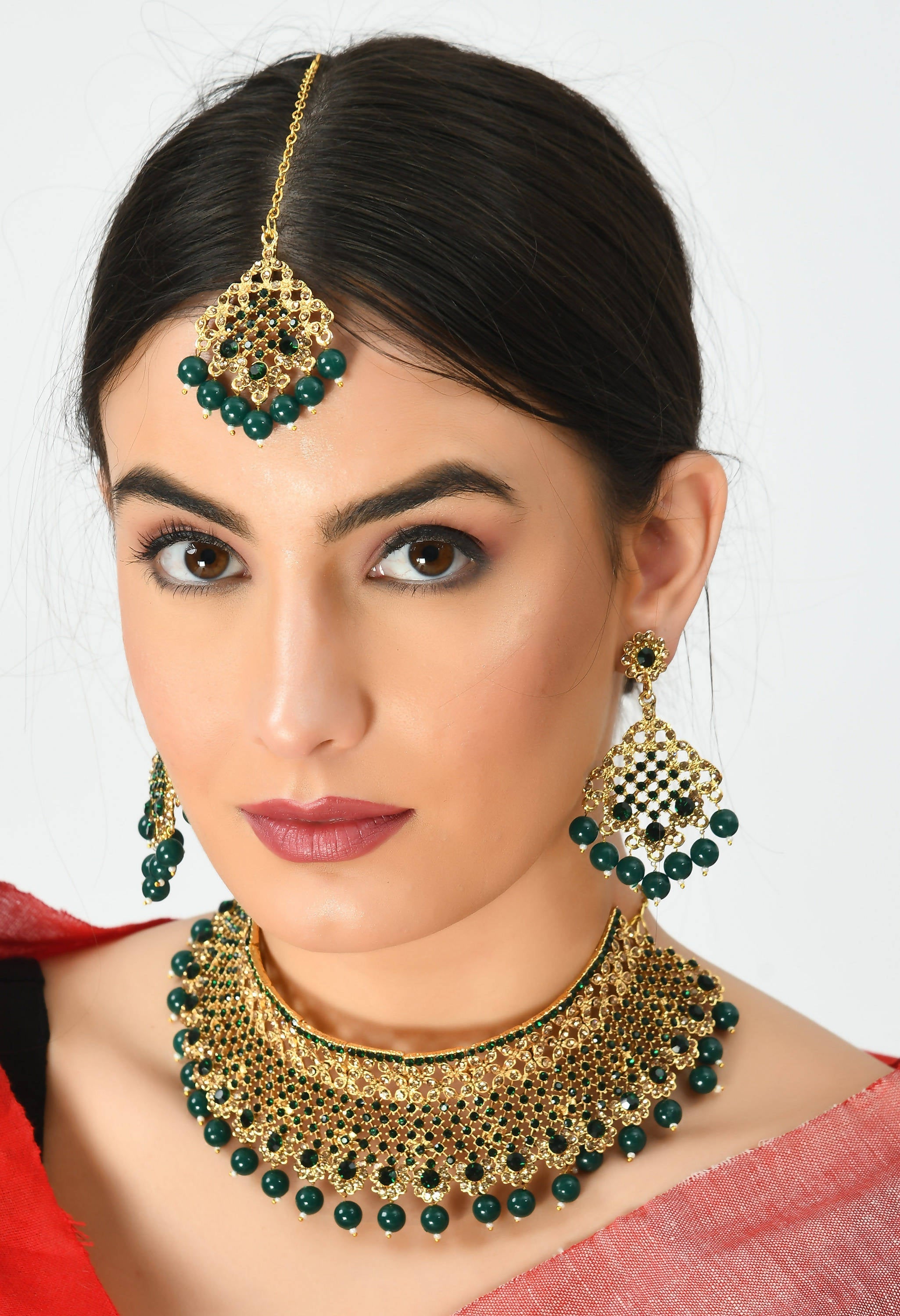 Johar Kamal Traditional Indian Design heavy Kundan Necklac