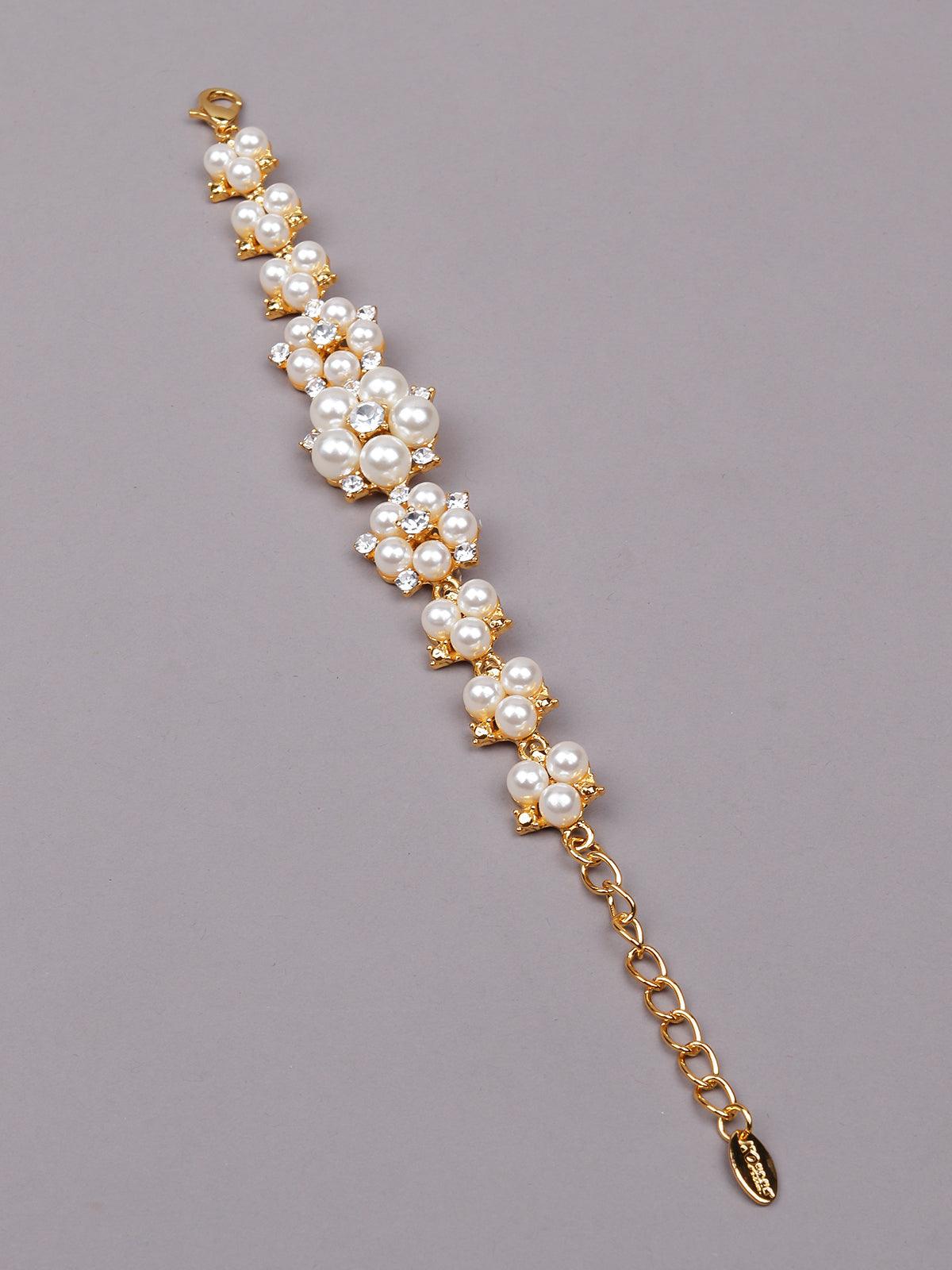 Women's High Quality White Beaded Necklace Se