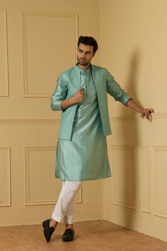 Men's Open Nehru Jacket Set