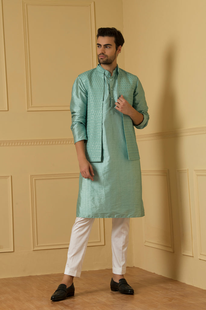 Men's Open Nehru Jacket Set