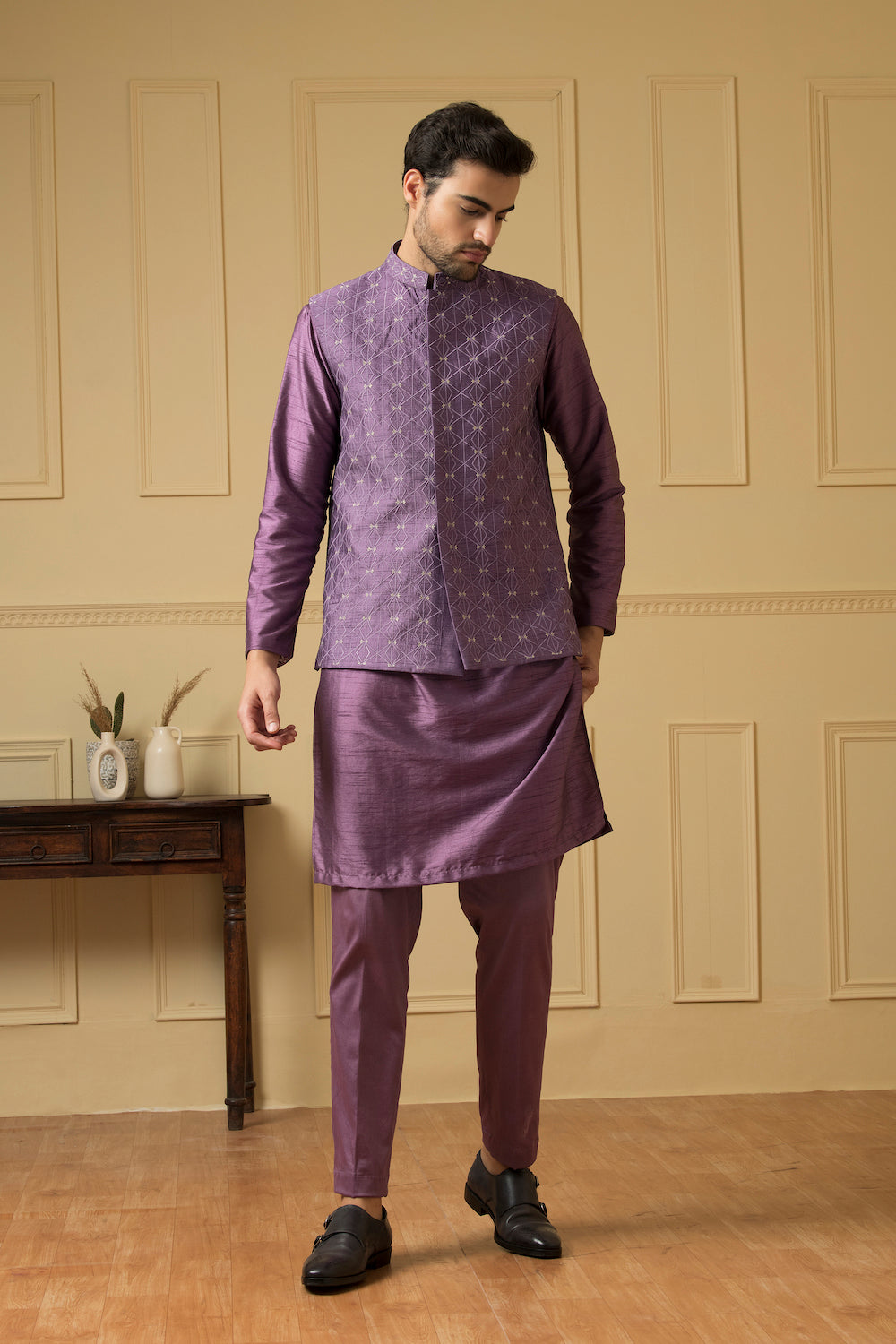 Men's Purplebee Nehru Jacket - Hilo Design