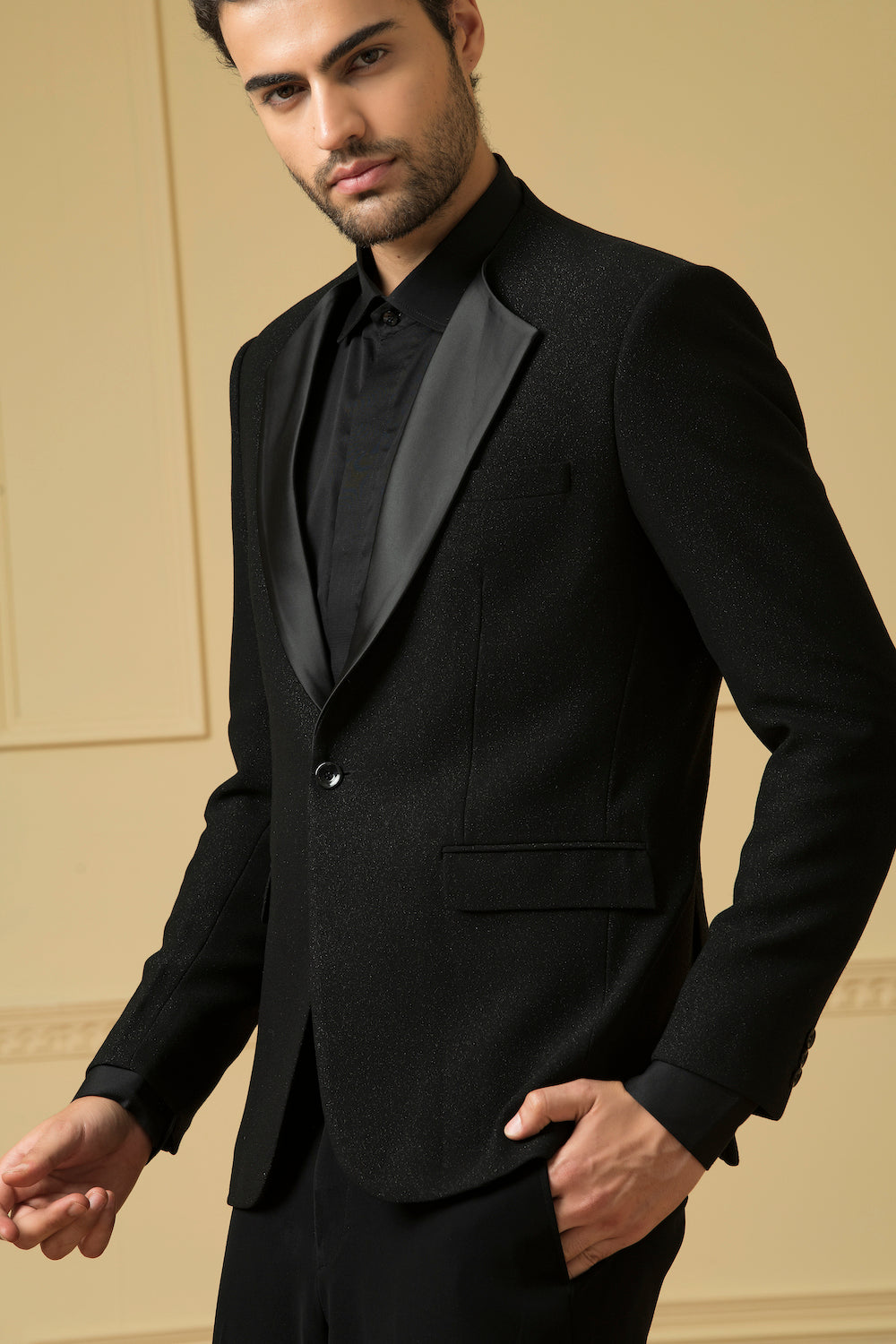 Men's The Sharp Black Blazer - Hilo Design