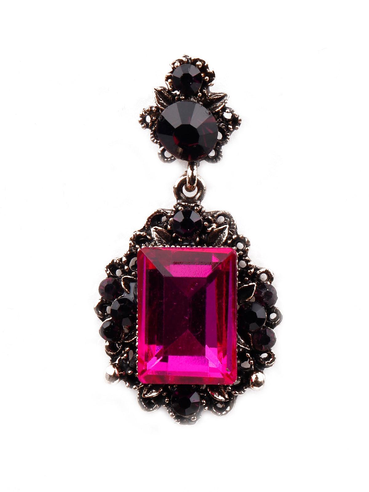 Women's Hot Pink Beautiful Drop Earring