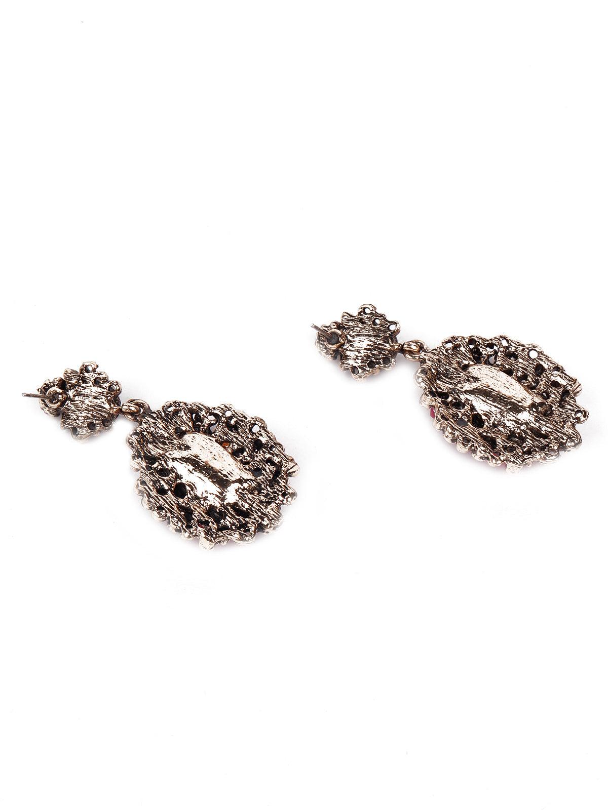 Women's Hot Pink Beautiful Drop Earring