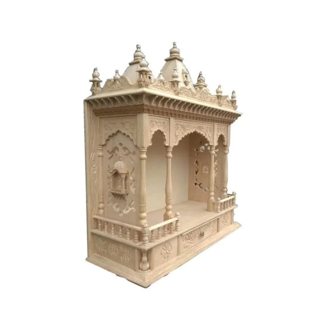 Wooden temple Handmade Customizable Home Wooden Temple solid teakwood hand carved unique Large Wooden Mandir All Handcrafted Carving